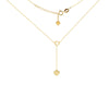 Dainty Heart Lariat Necklace