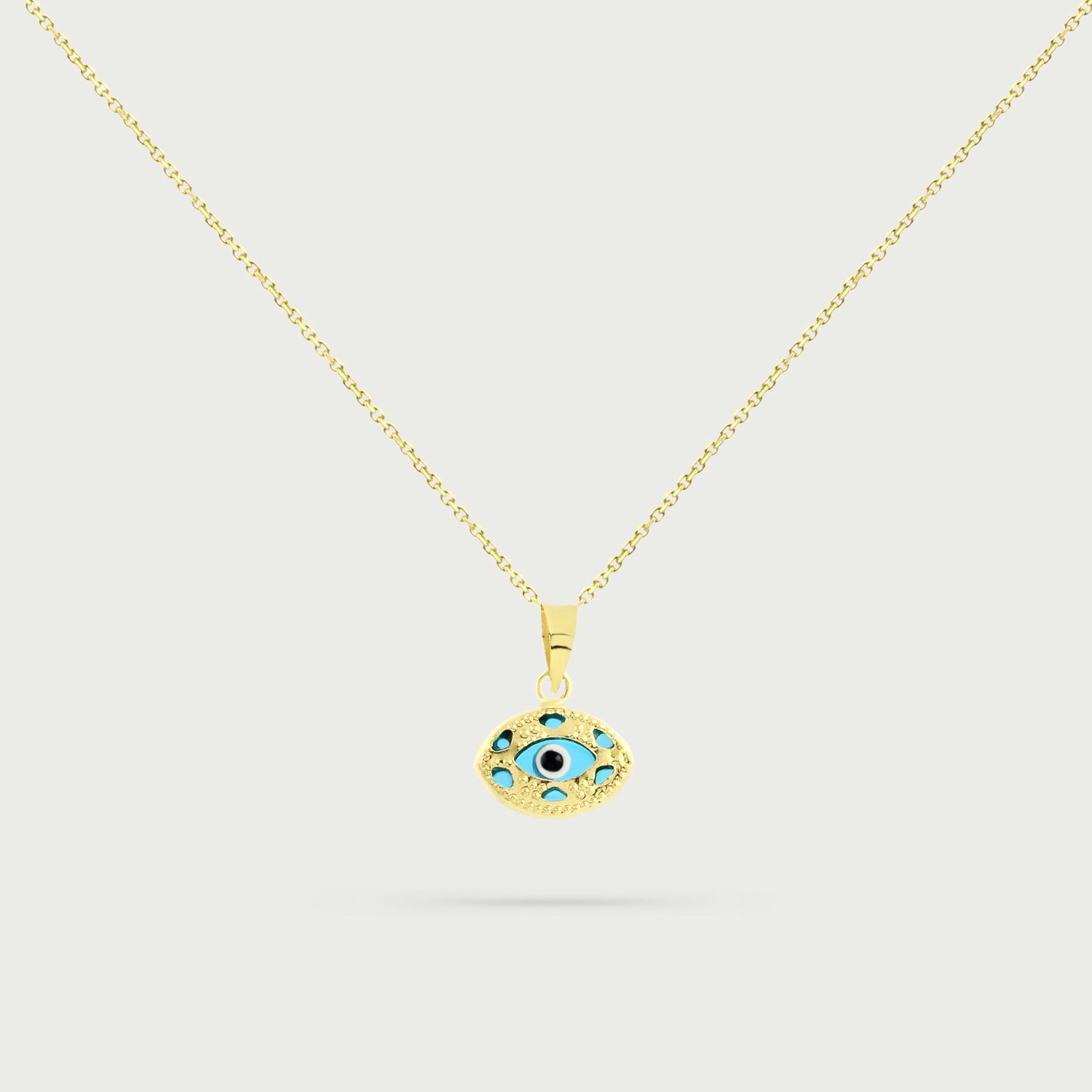 Evil Eye Gold Necklace