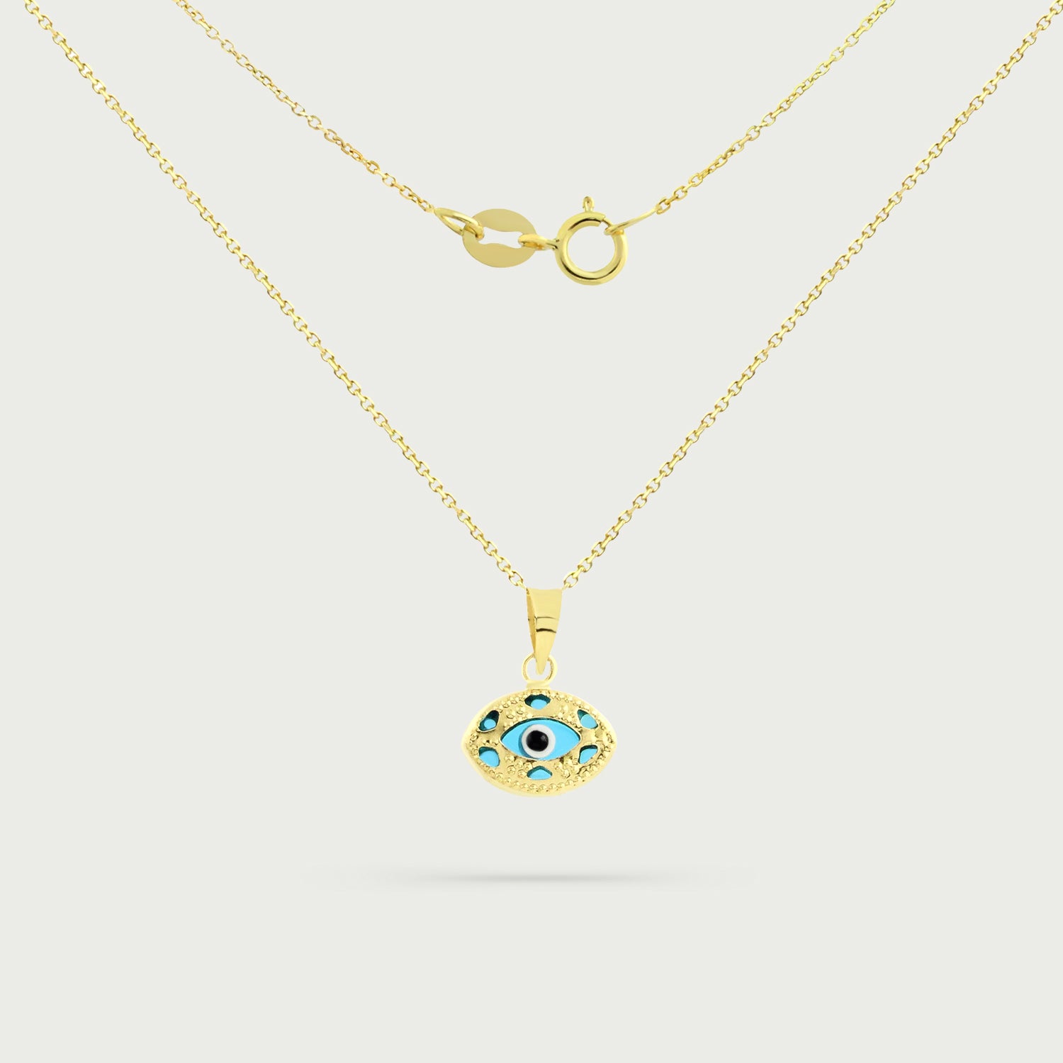 Evil Eye Gold Necklace