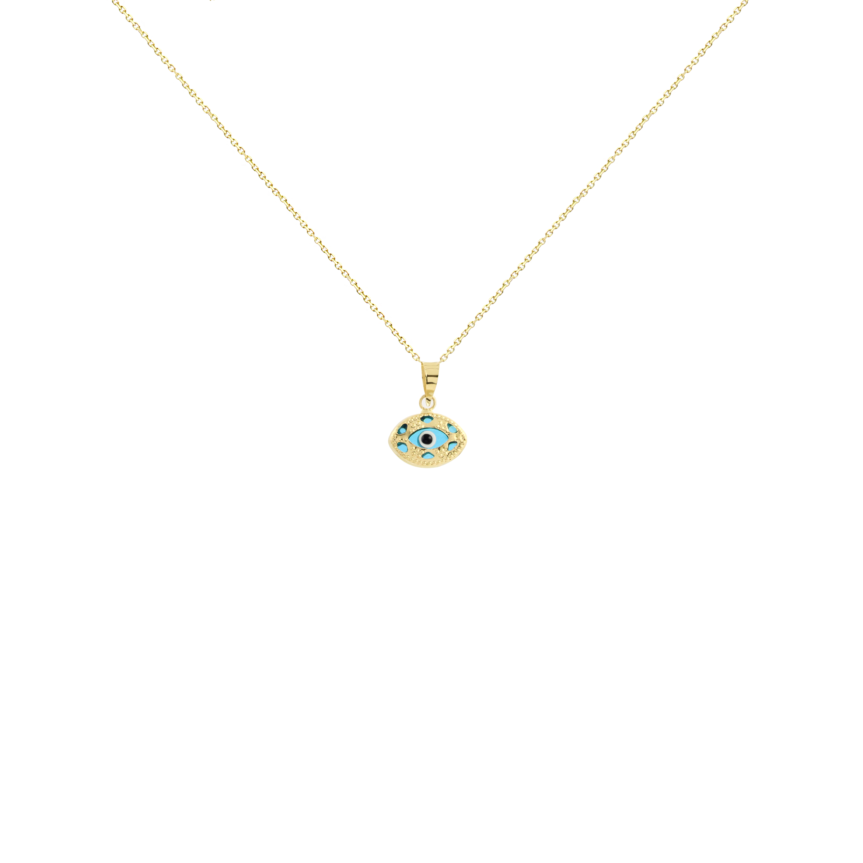 Evil Eye Gold Necklace