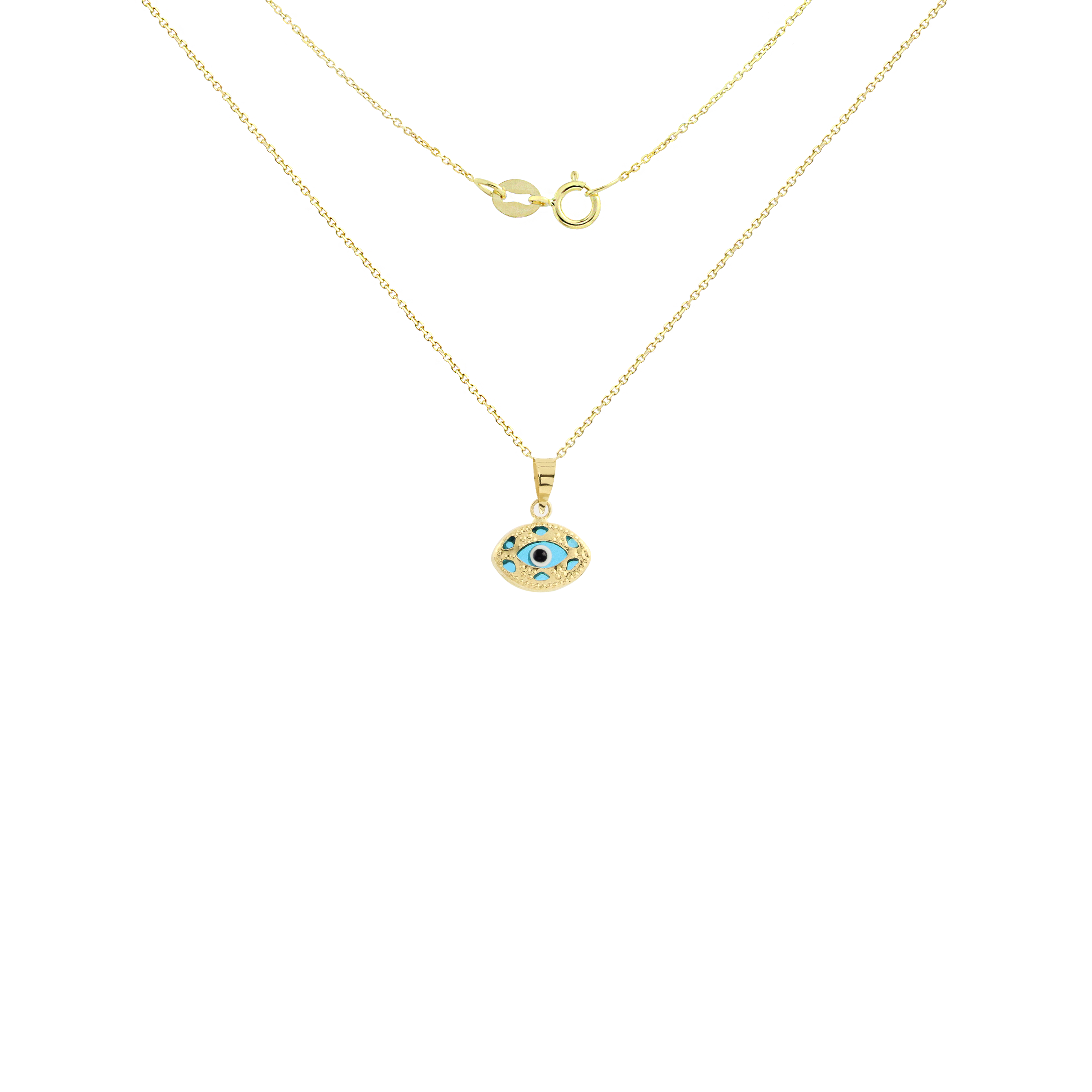 Evil Eye Gold Necklace