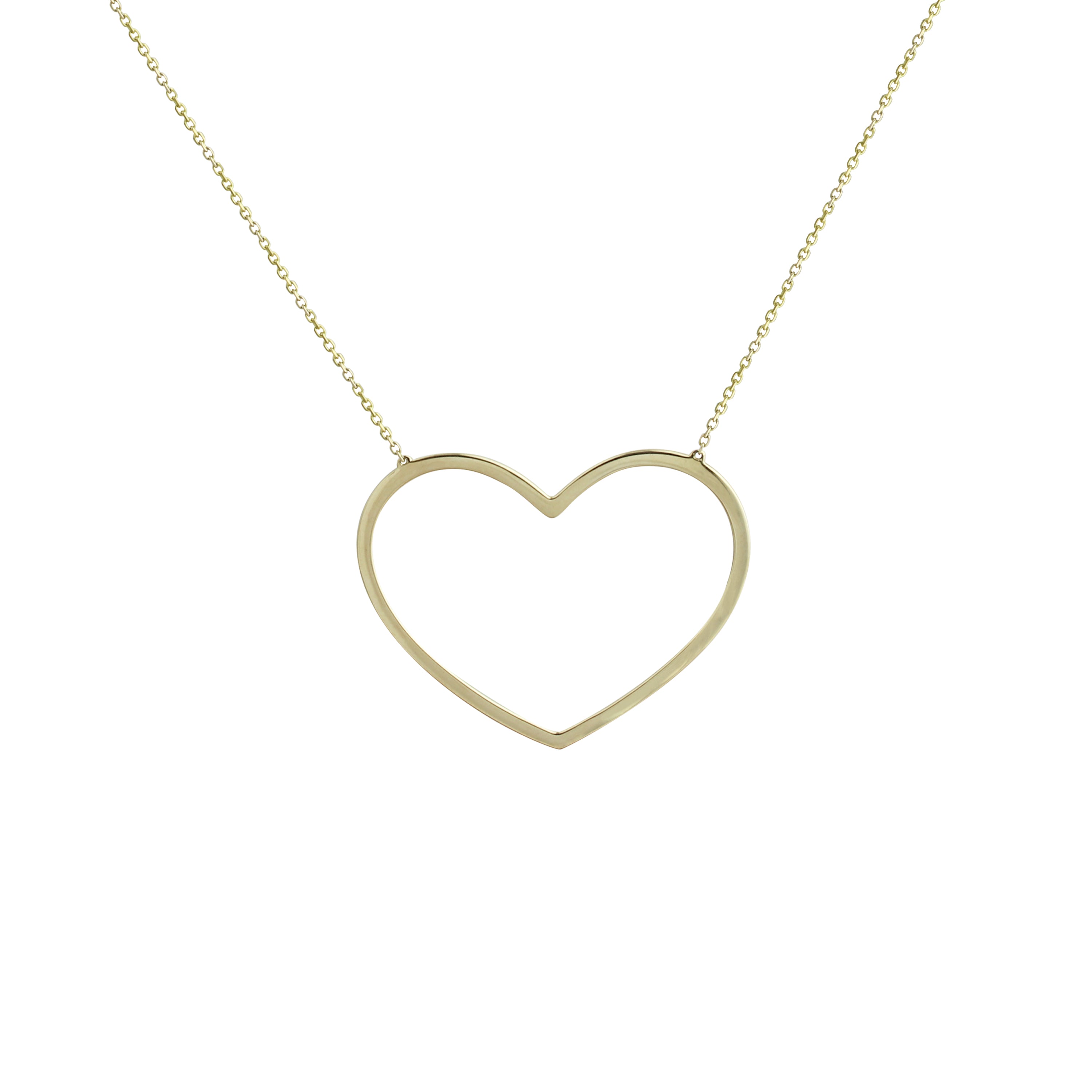 Endearing Heart Gold Necklace