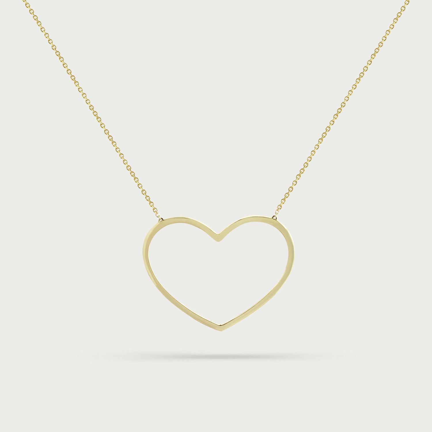 Endearing Heart Gold Necklace
