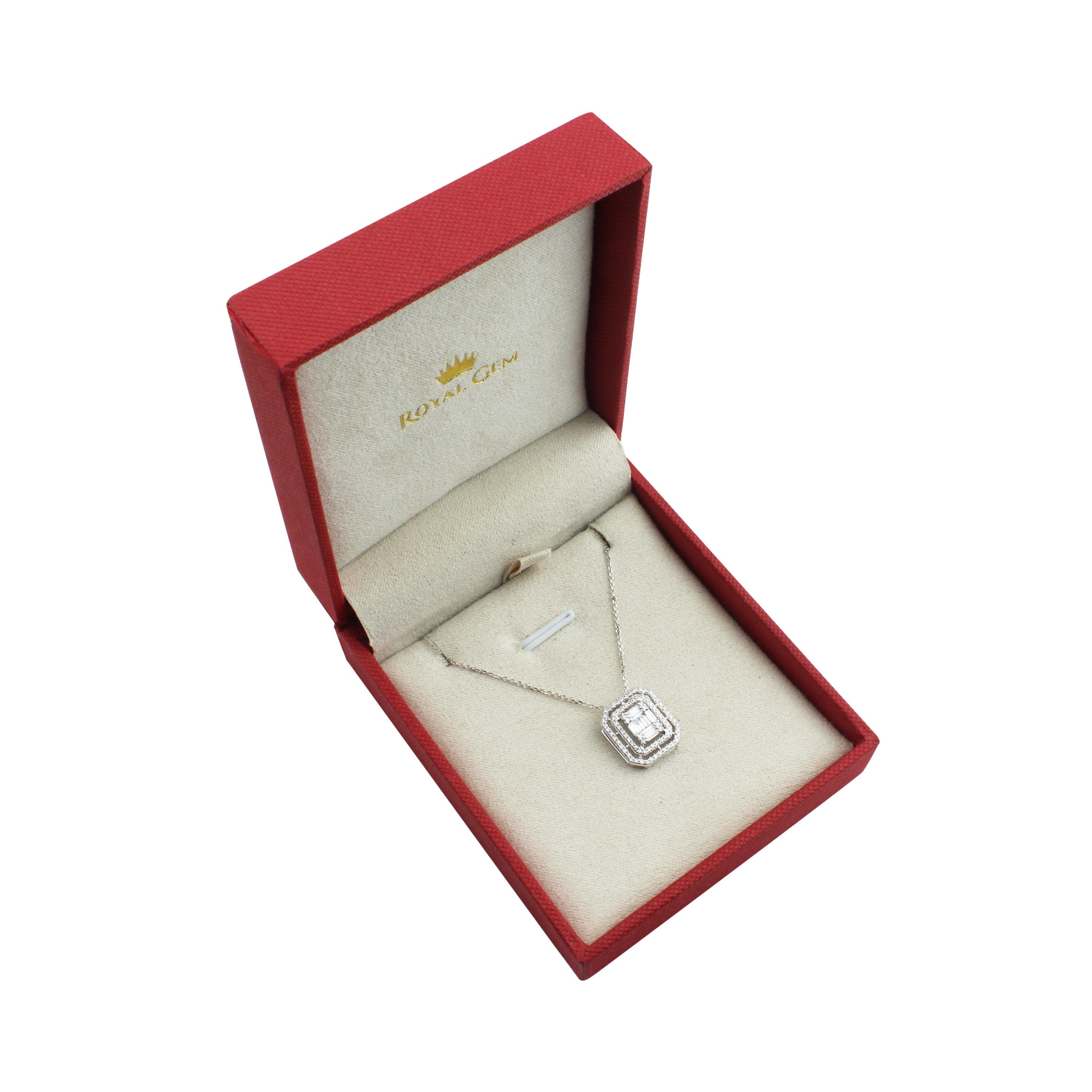 Brilliance Frame Diamond Necklace