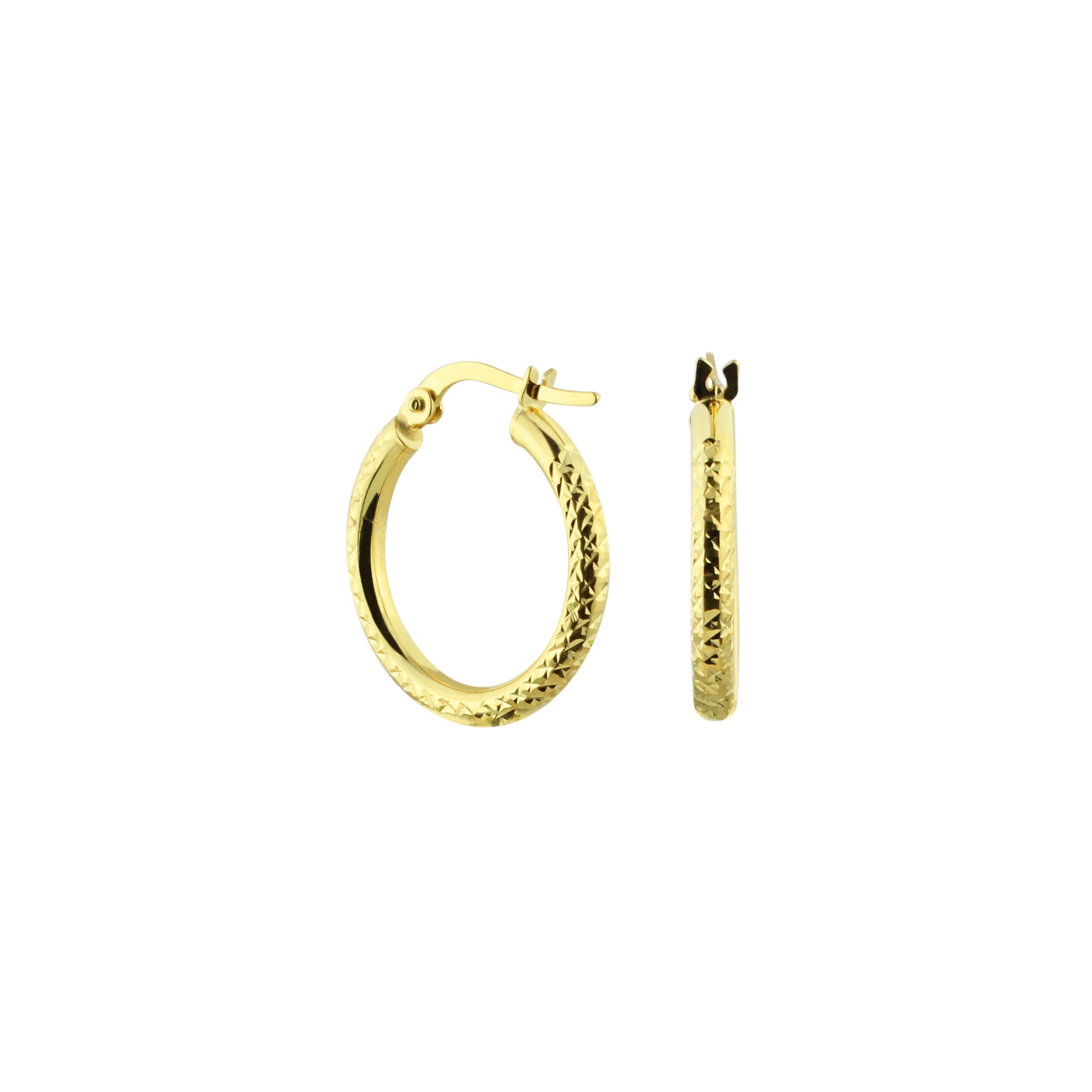 Time to Slay Gold Hoop Earrings
