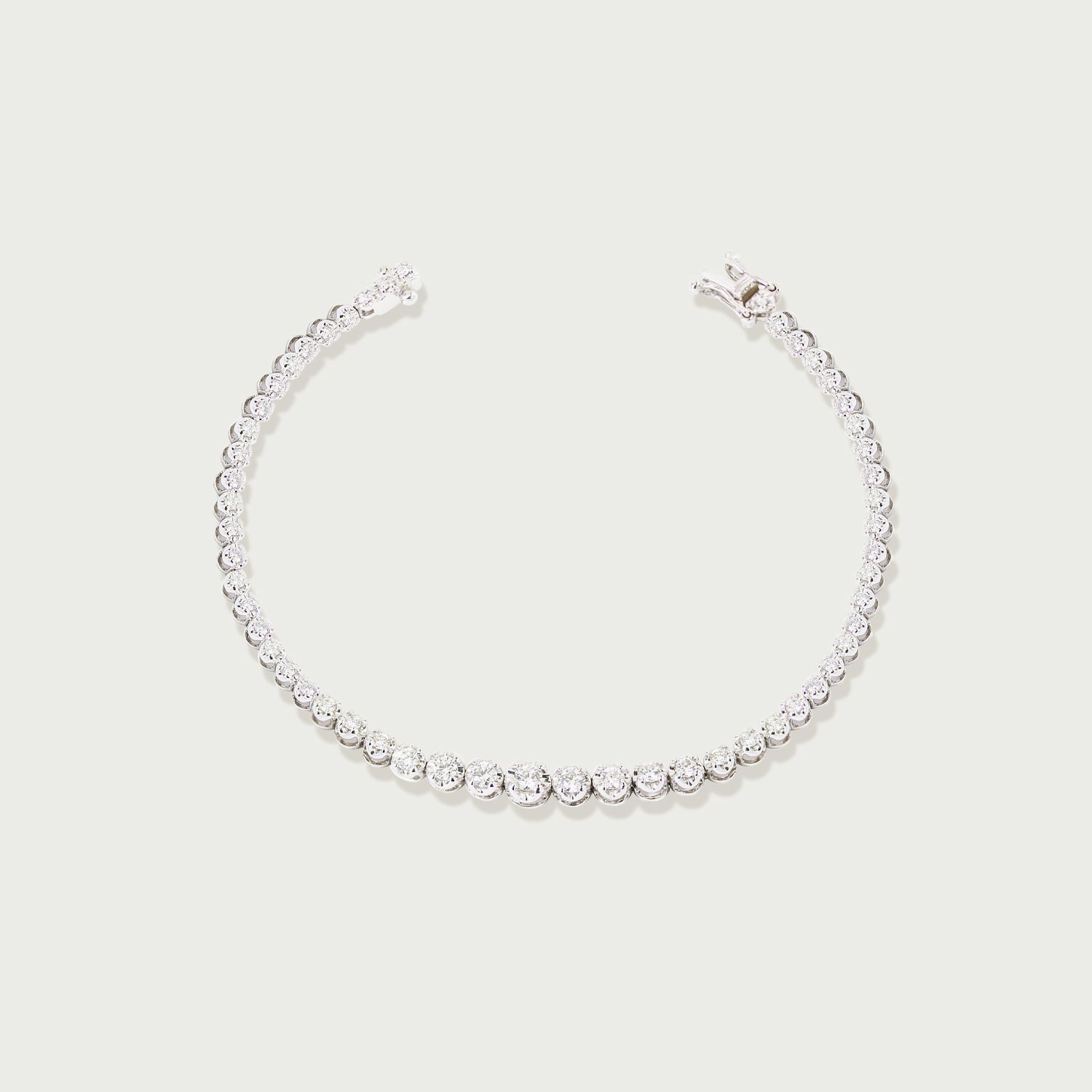 Loving Embrace Diamond Tennis Bracelet