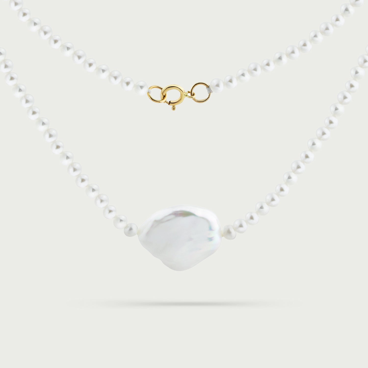 Ocean Teardrop Pearl Necklace