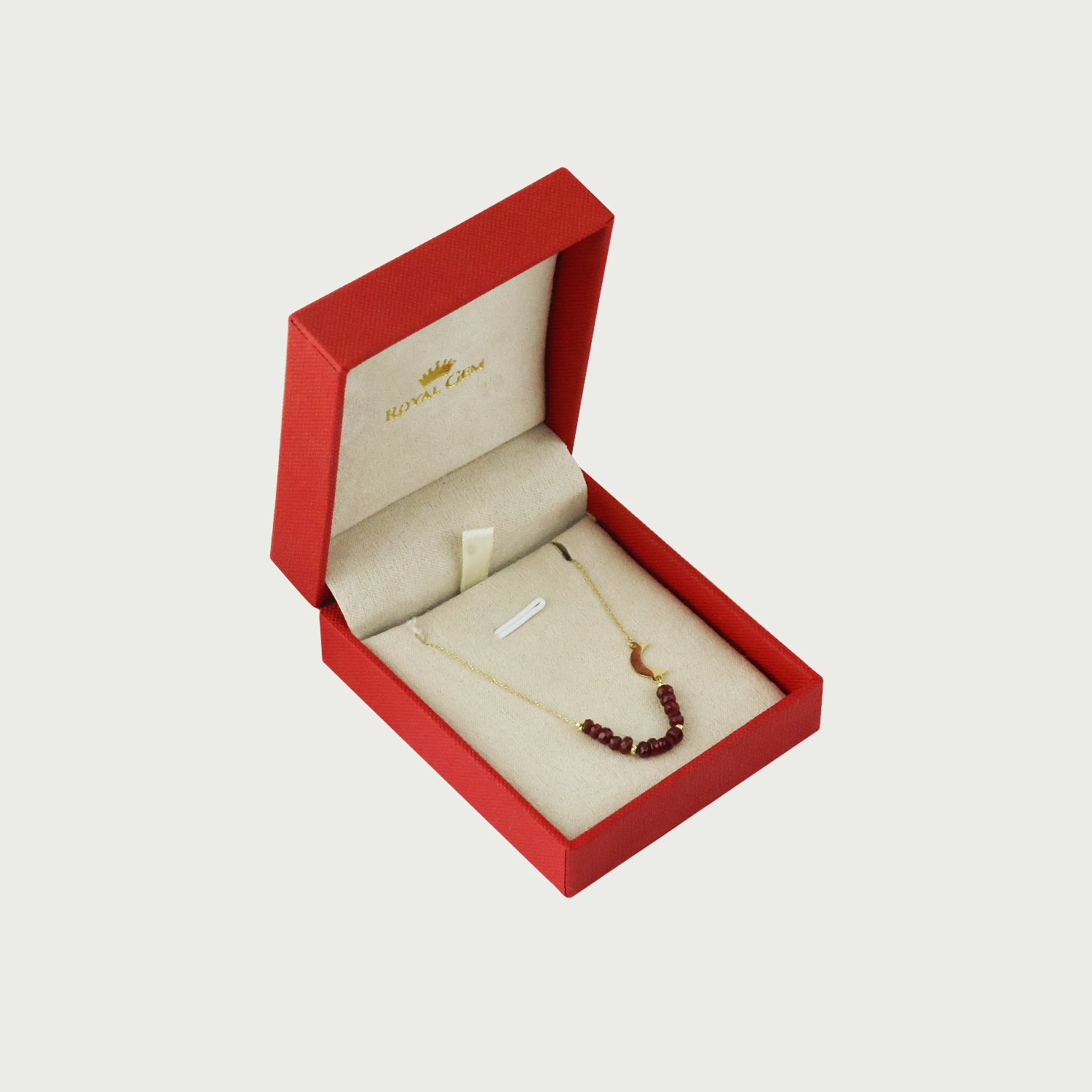 Lumina Luna Ruby Beaded Necklace