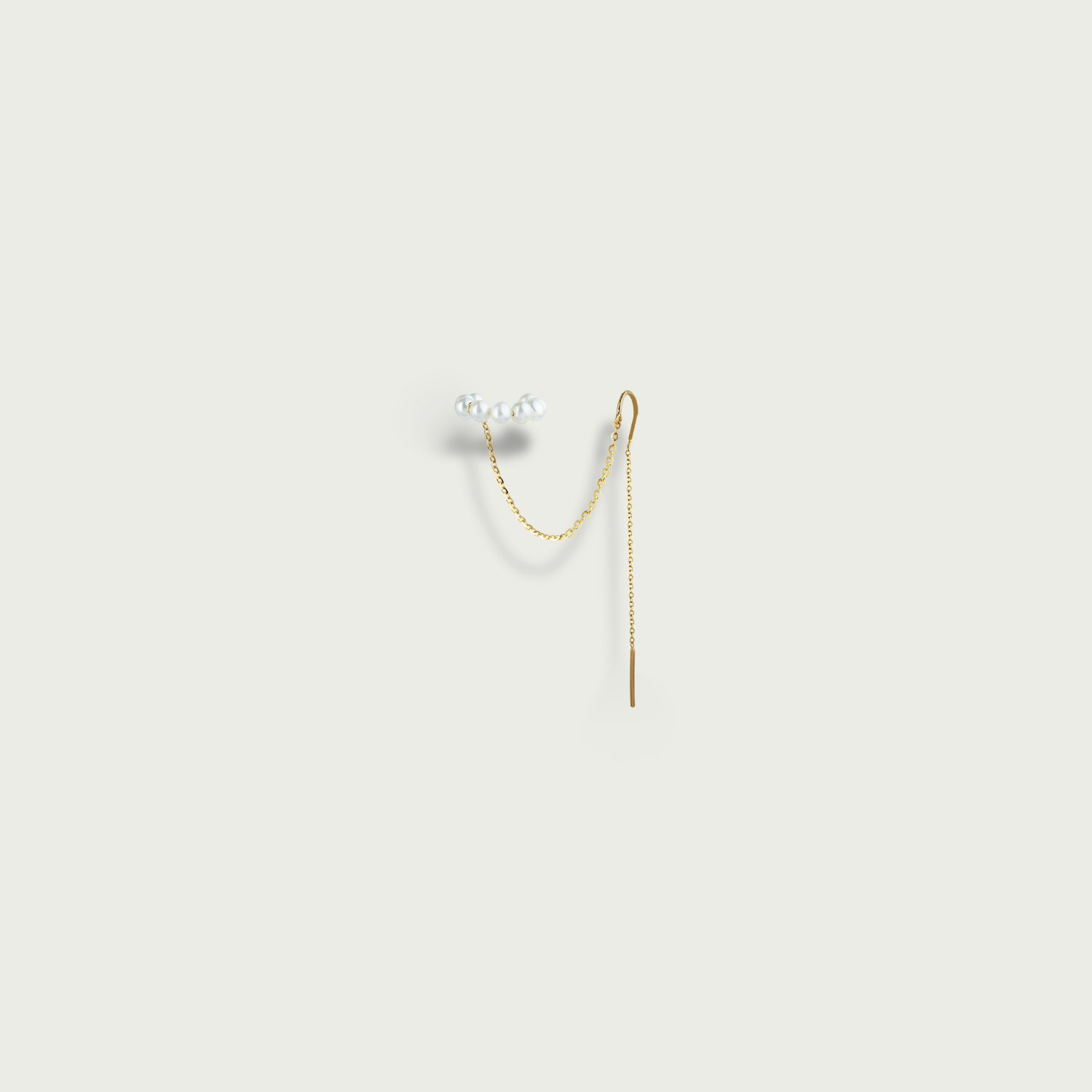Tides and Tanlines Pearl Conch Cuff Earrings