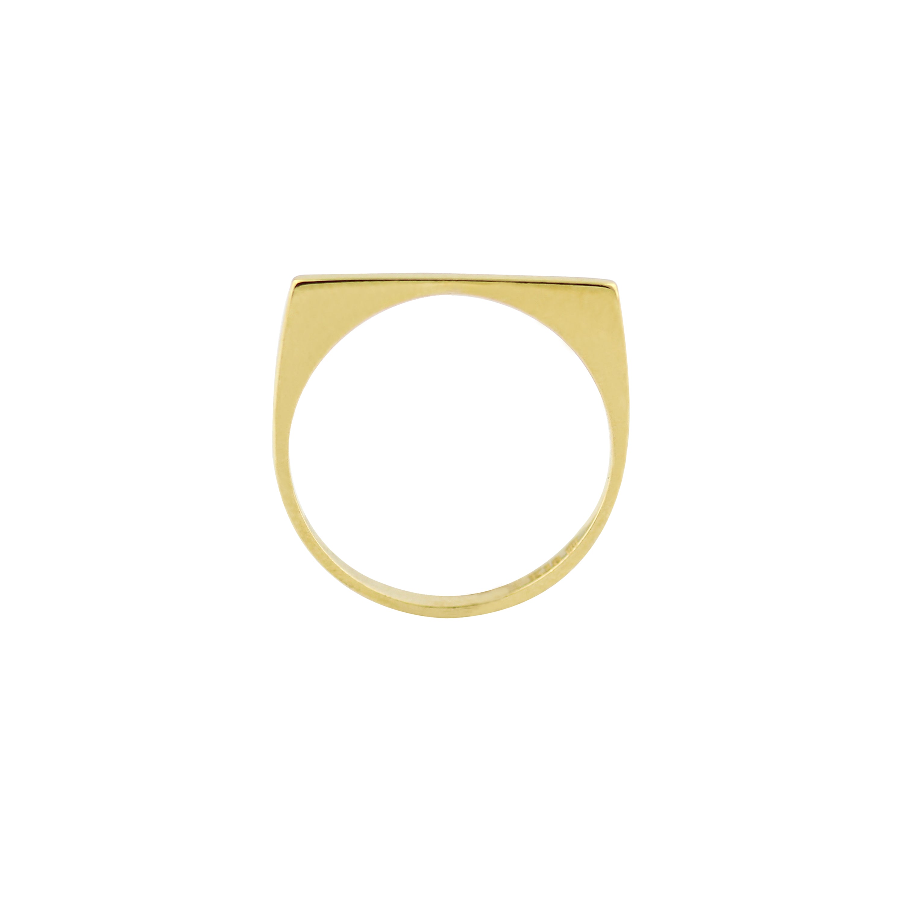 Be Seen Gold Ring
