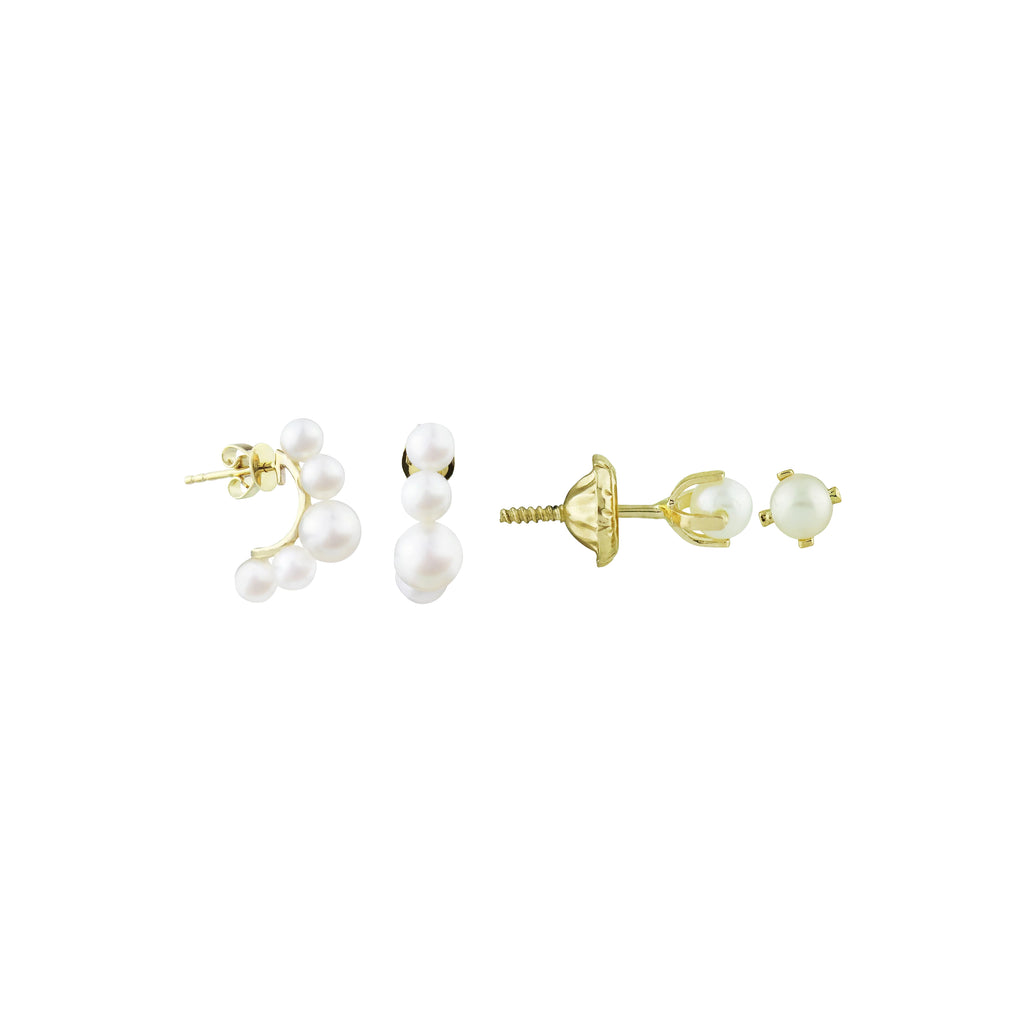 Bundle Deal: Pearl Princess Earrings