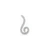 Spiral Whirl Crawler Earrings