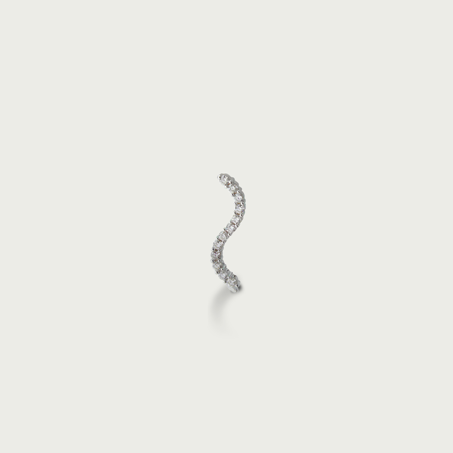 Curve Crush Diamond Crawler Earrings