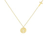 Two-way Cross Necklace in 14K Yellow Gold