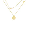 Two-way Cross Necklace in 14K Yellow Gold