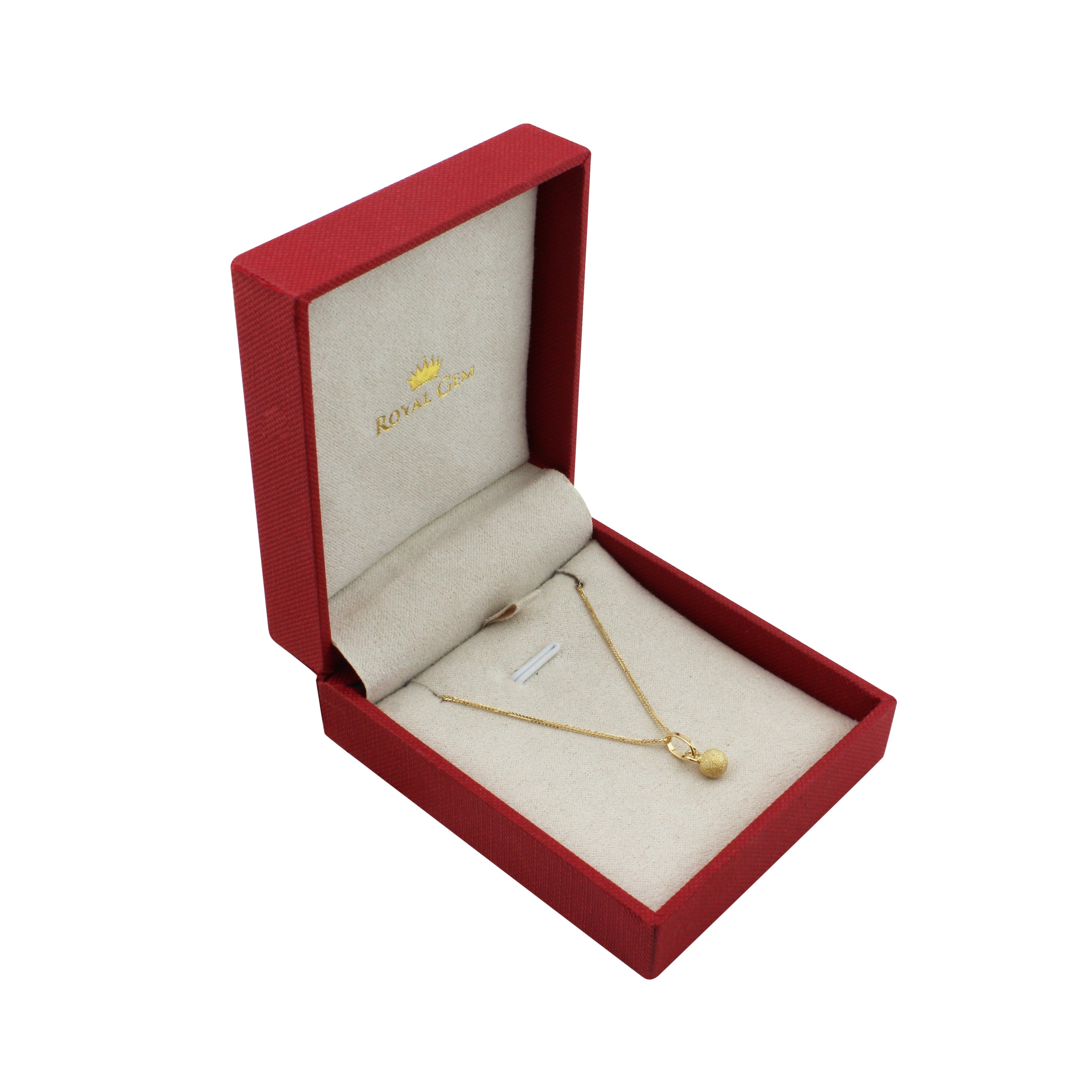 Radiant Frost Gold Necklace