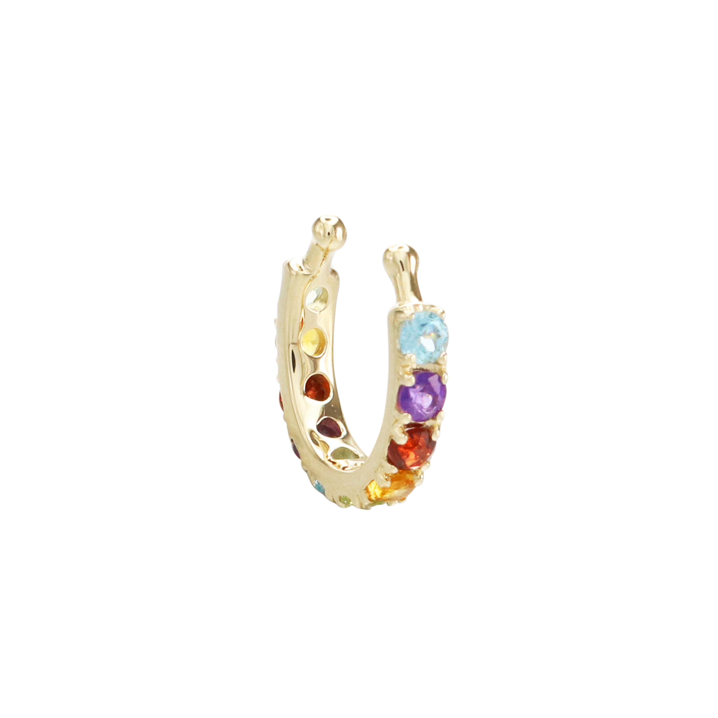 Got to Go Rainbow Cuff Earrings