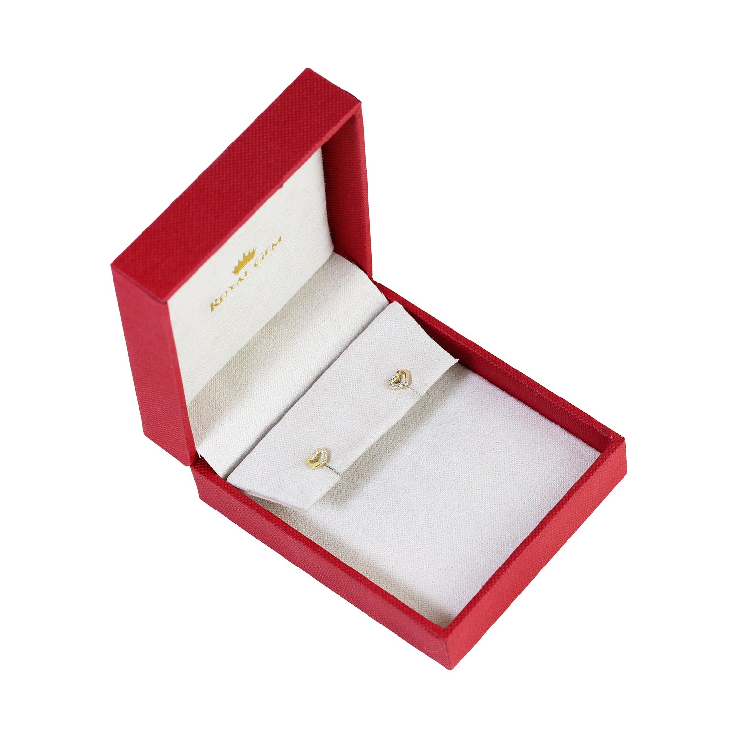 Sweet Heart Gold Earrings