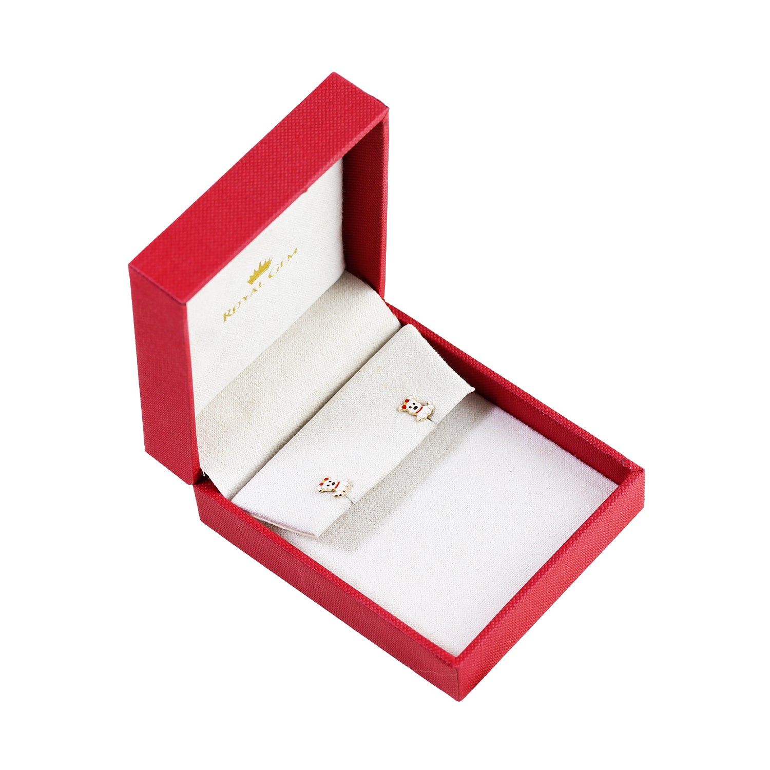 Puppy Love Gold Earrings