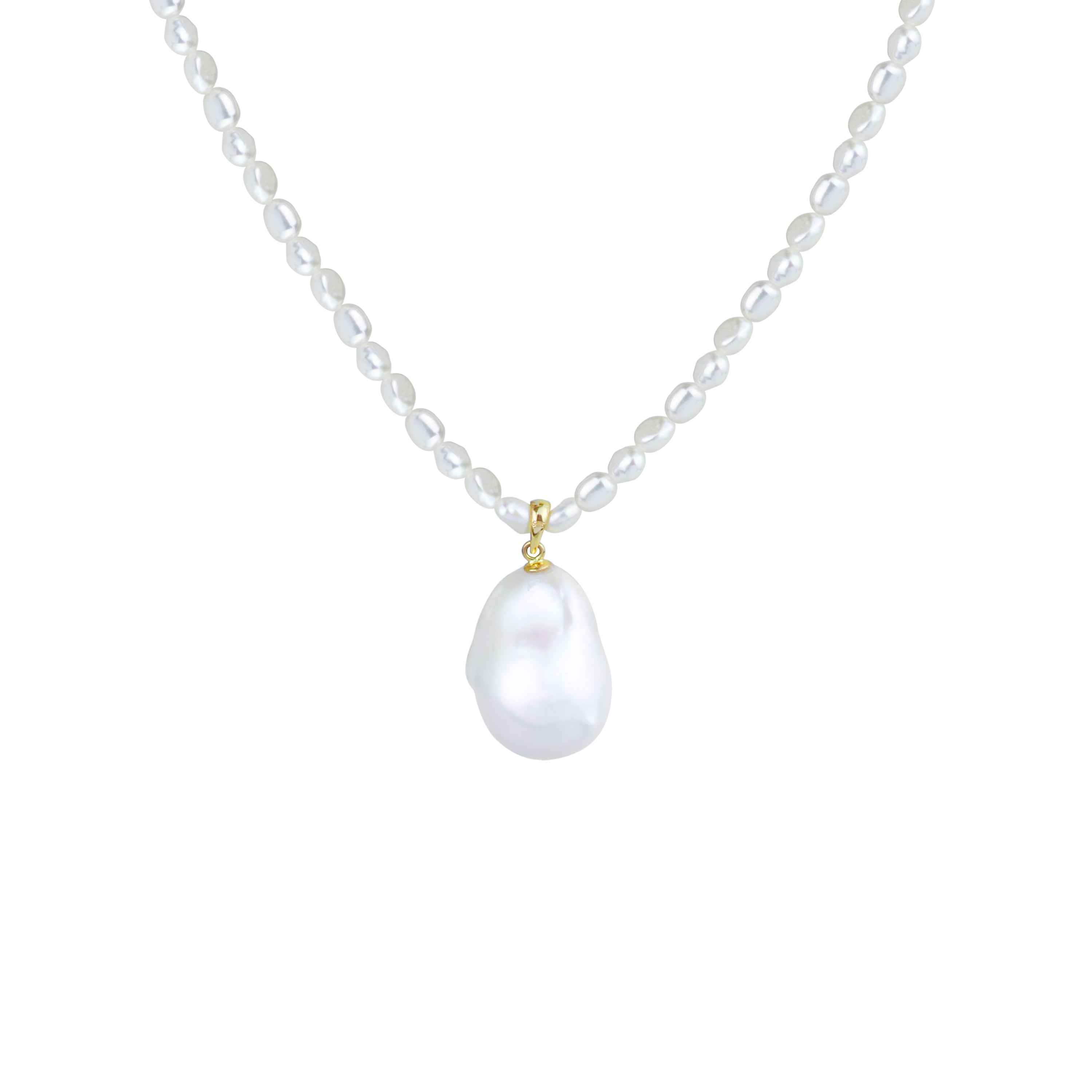 Siren's Drop Pearl Necklace