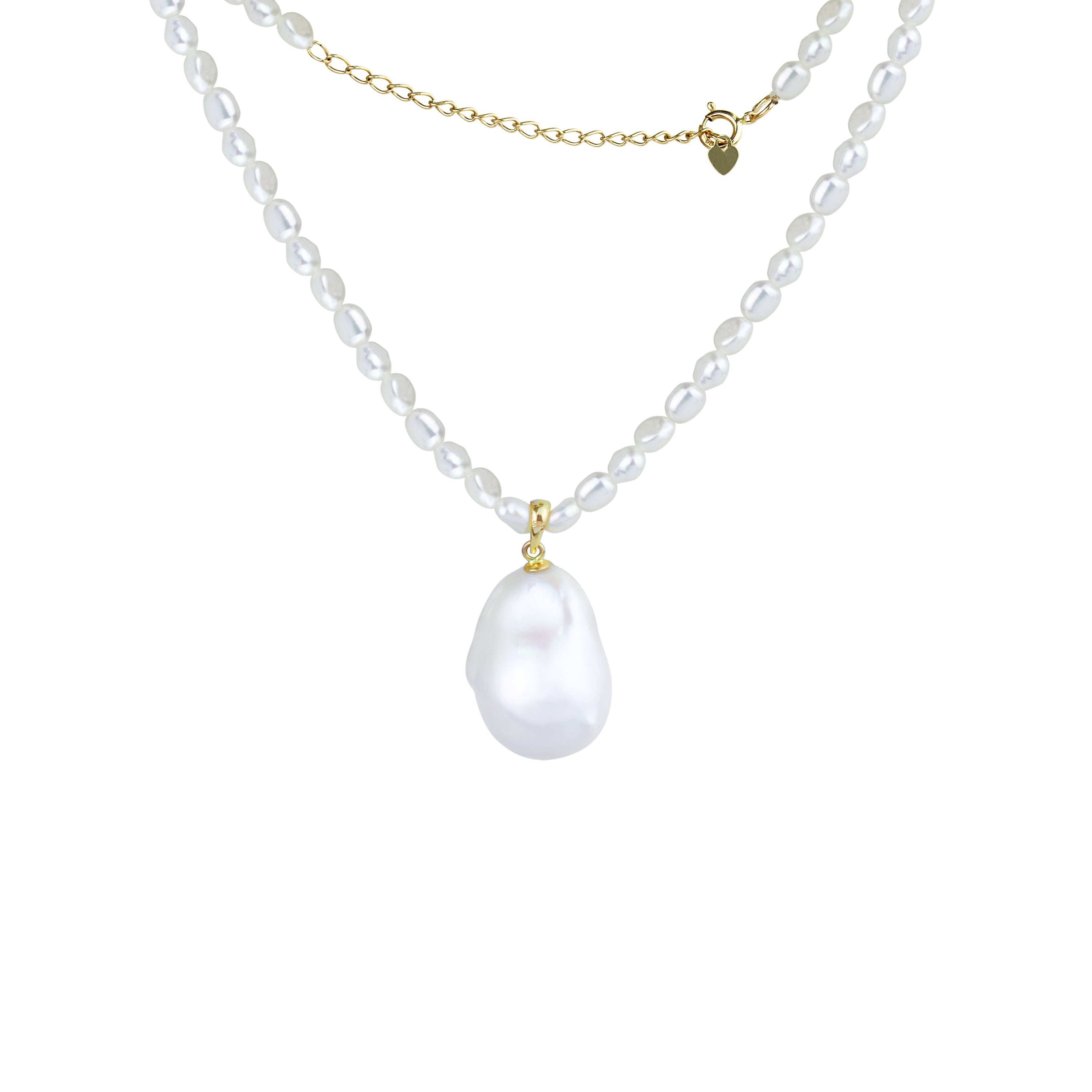 Siren's Drop Pearl Necklace