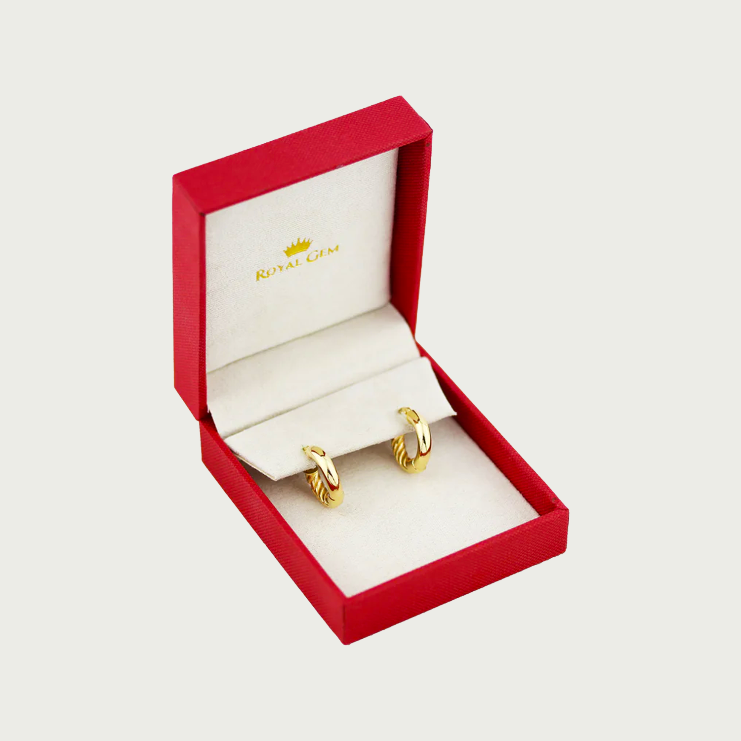 Stay on Track Gold Hoop Earrings