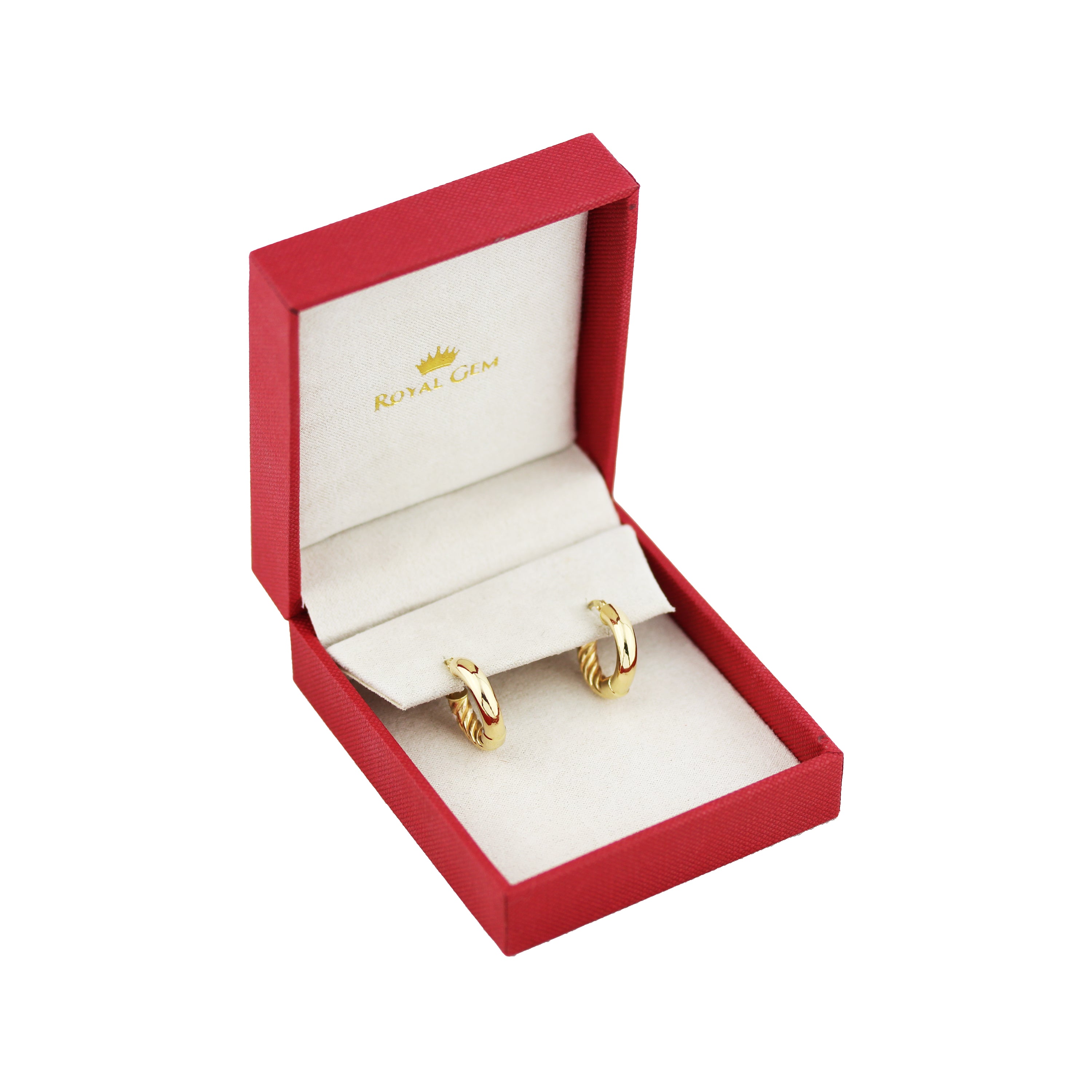 Stay on Track Gold Hoop Earrings