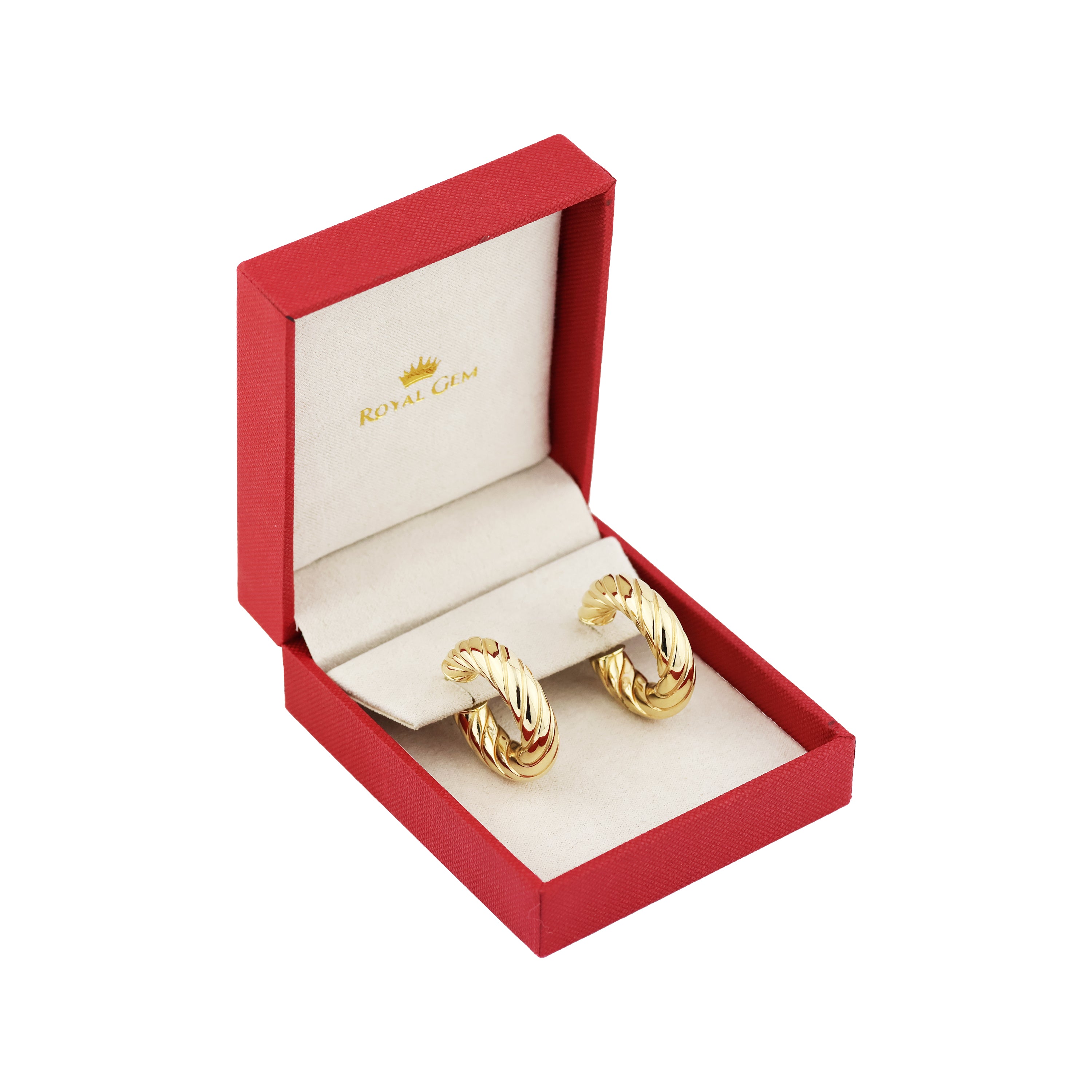 Golden Rhythm Gold Hoop Earrings