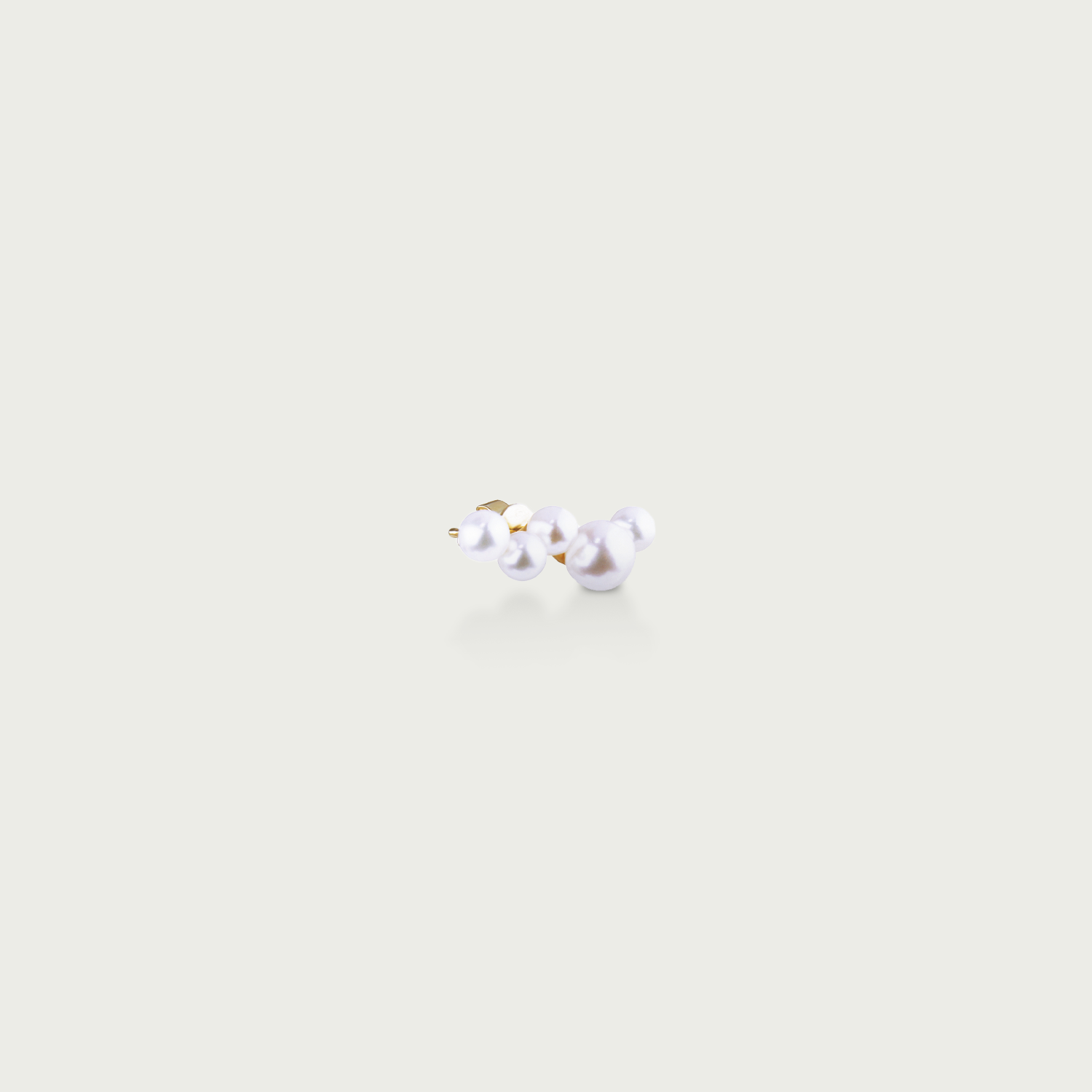 Ocean Deep Five Pearl Stud Earrings