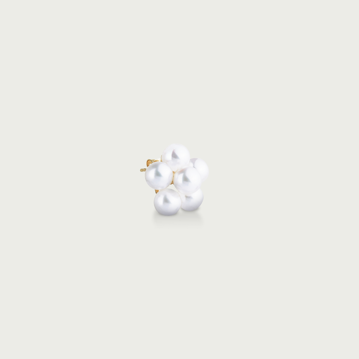 Ocean Deep Six Pearl Stud Earrings