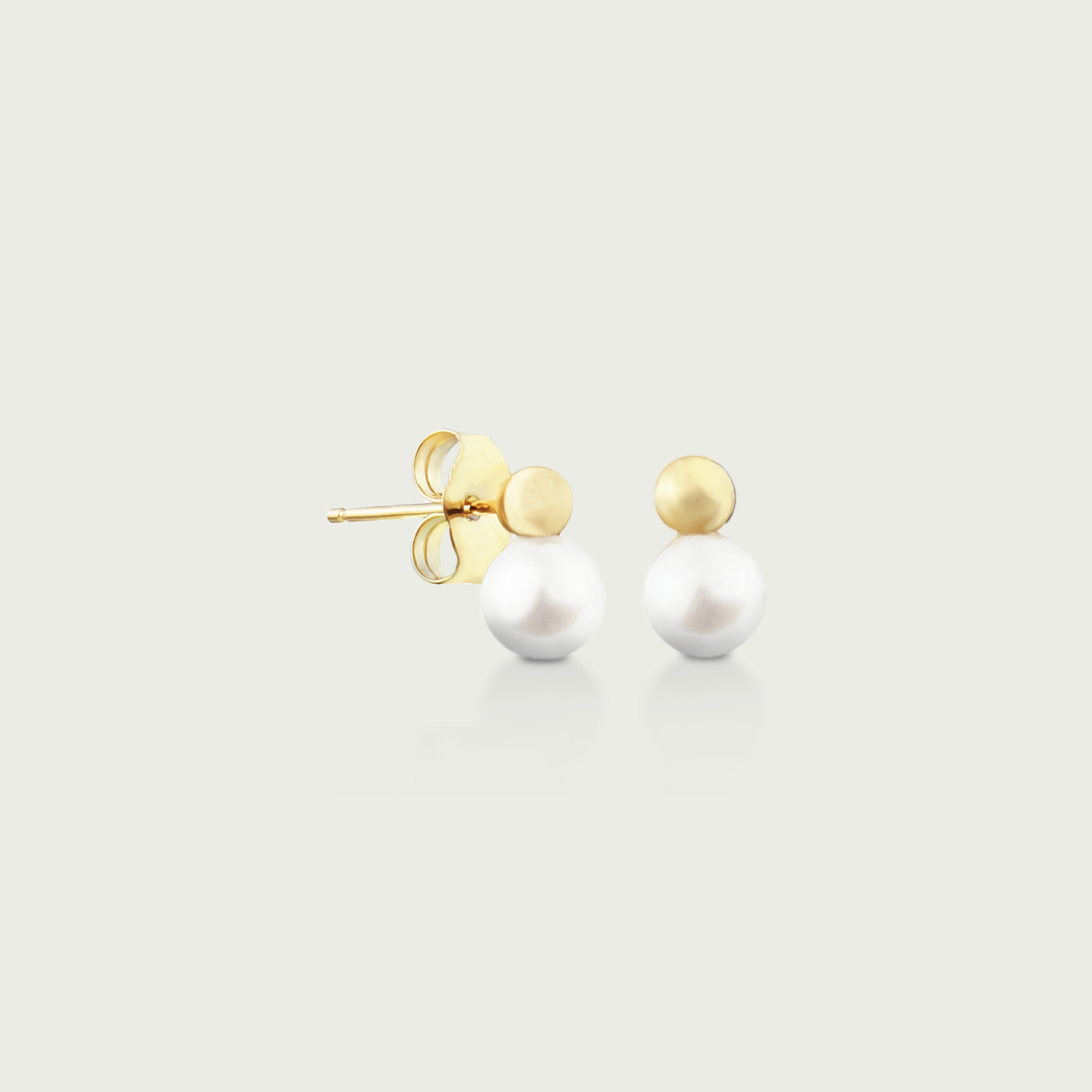 Salt in the Breeze Pearl Stud Earrings
