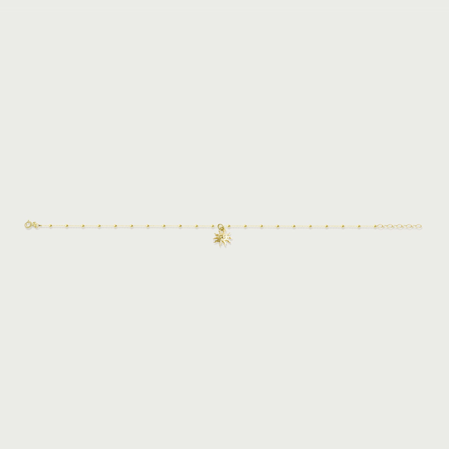 Sun, Surf, and Sand Gold Anklet