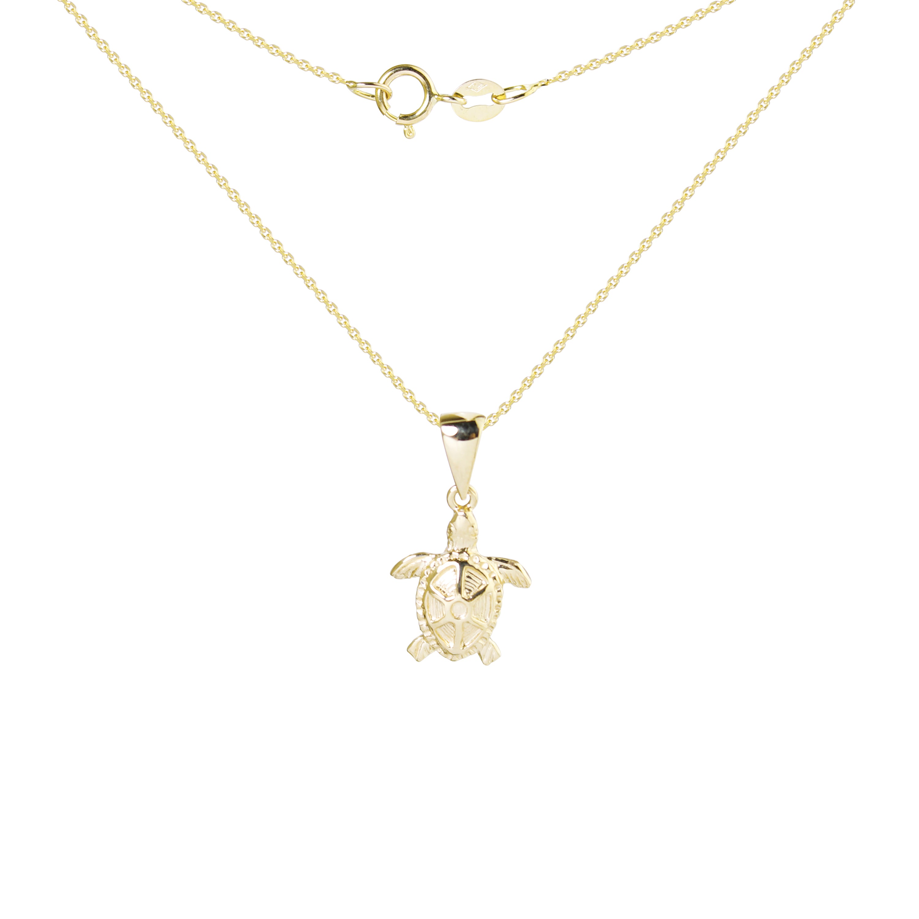 Chasing Sunshine Turtle Gold Necklace