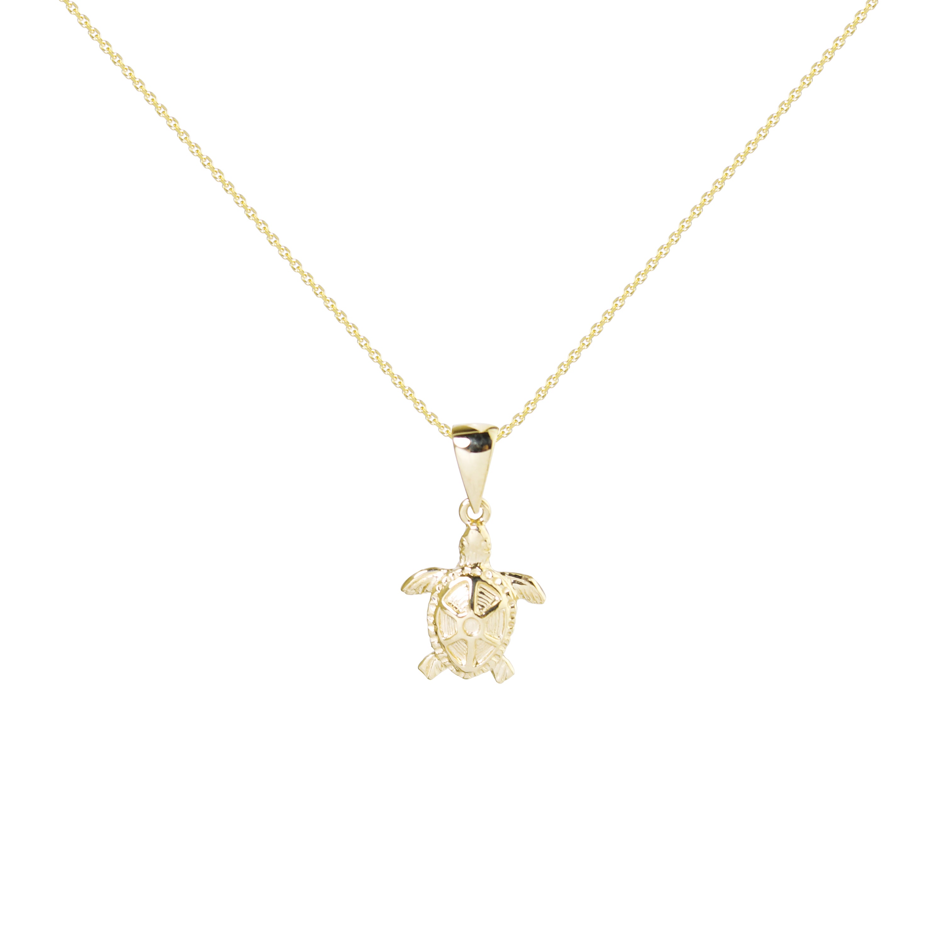 Chasing Sunshine Turtle Gold Necklace