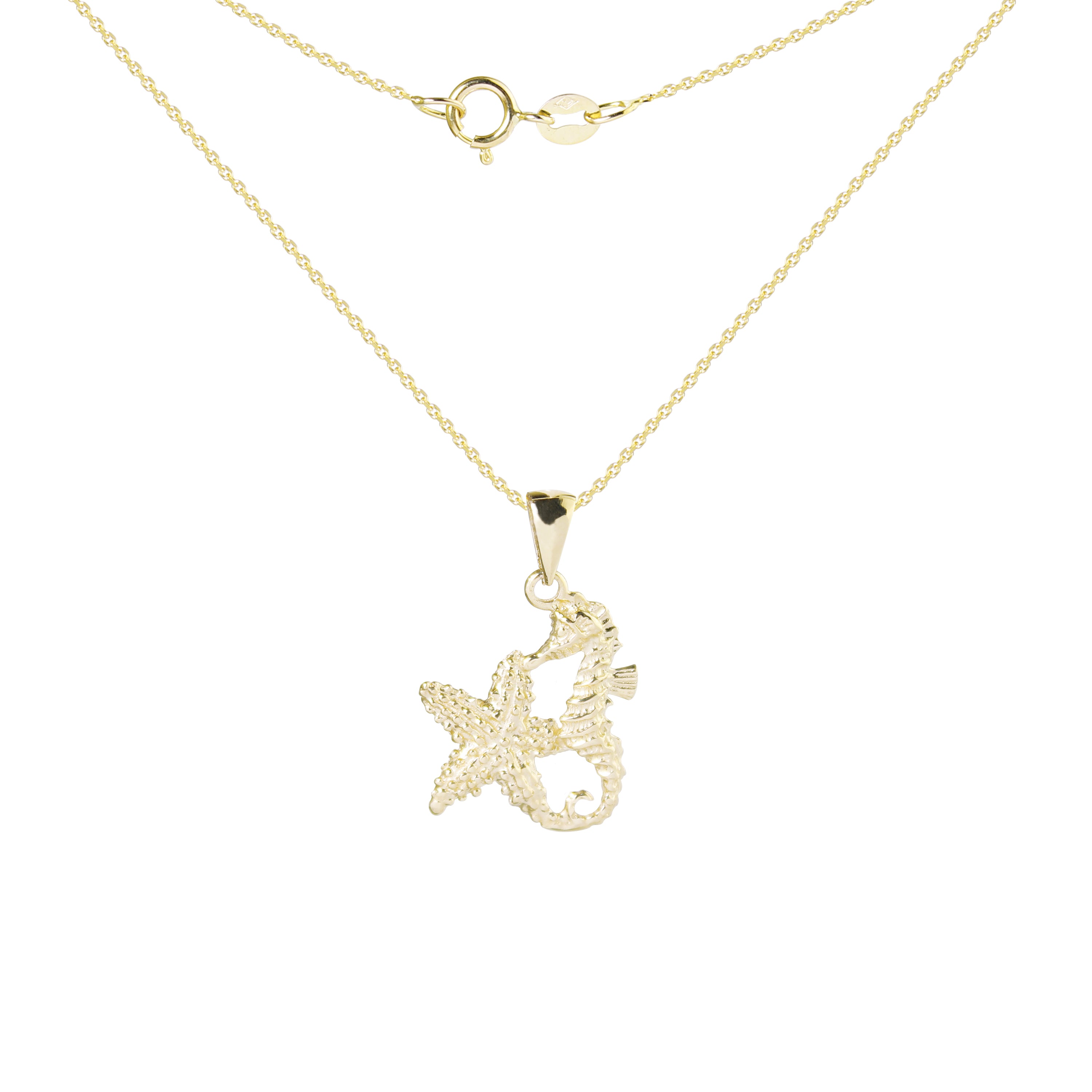 Chasing Sunshine Starfish Gold Necklace