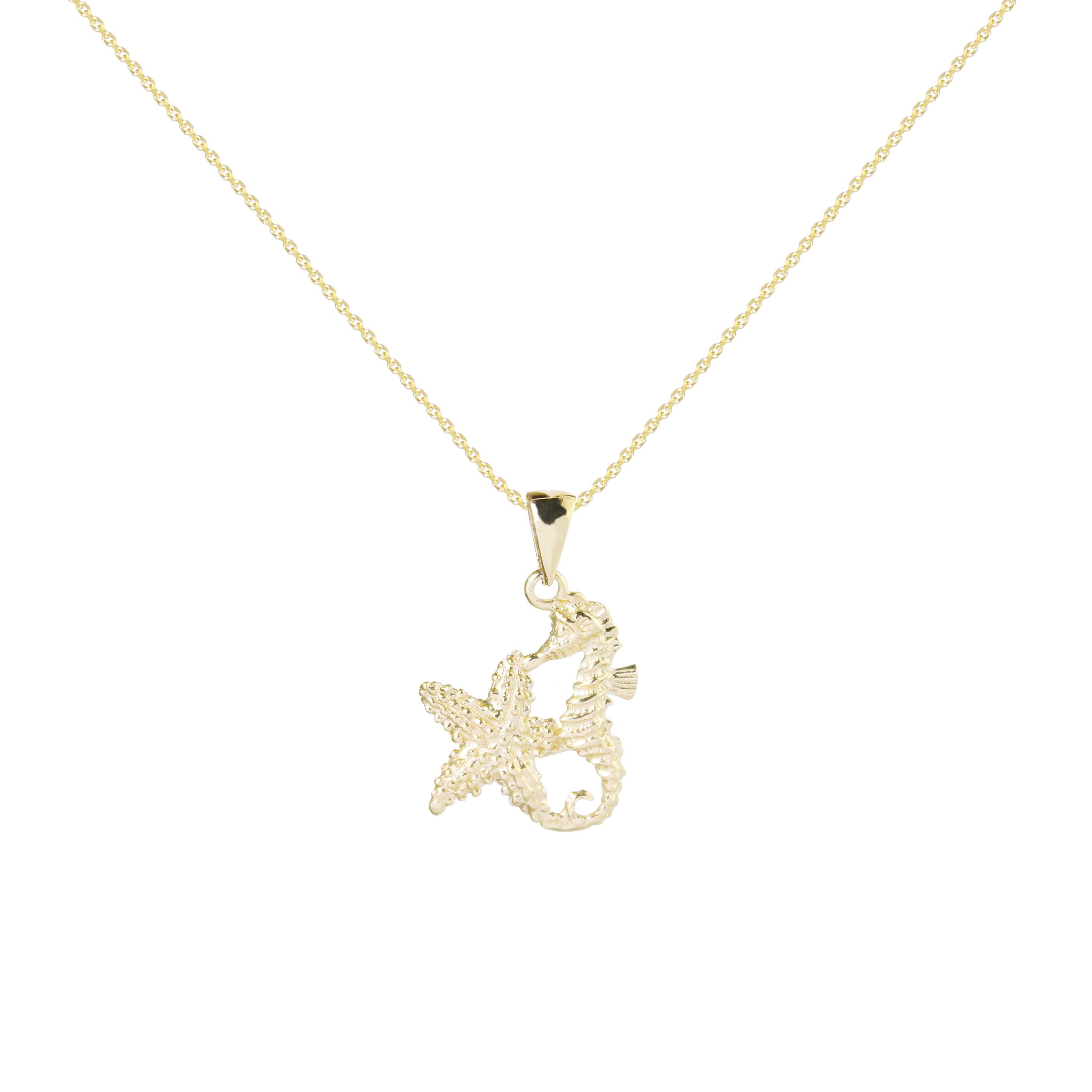 Chasing Sunshine Starfish Gold Necklace