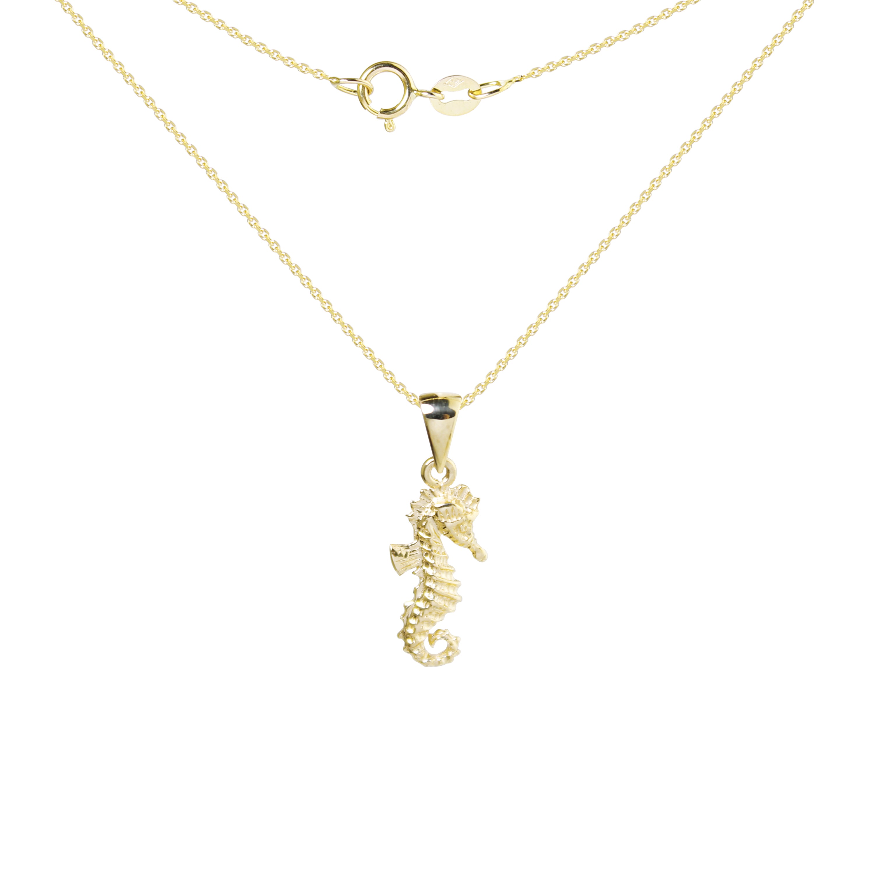 Chasing Sunshine Seahorse Gold Necklace
