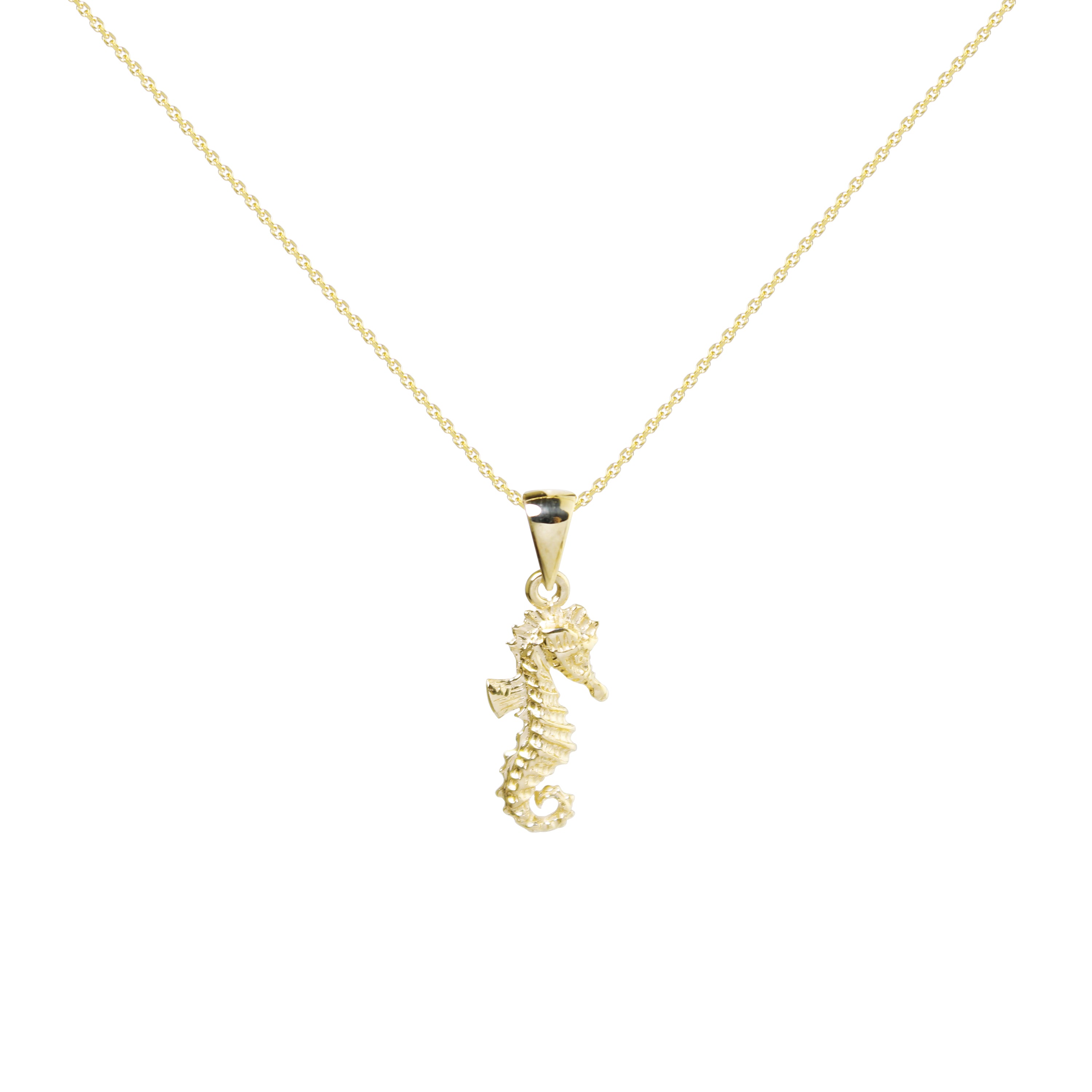 Chasing Sunshine Seahorse Gold Necklace