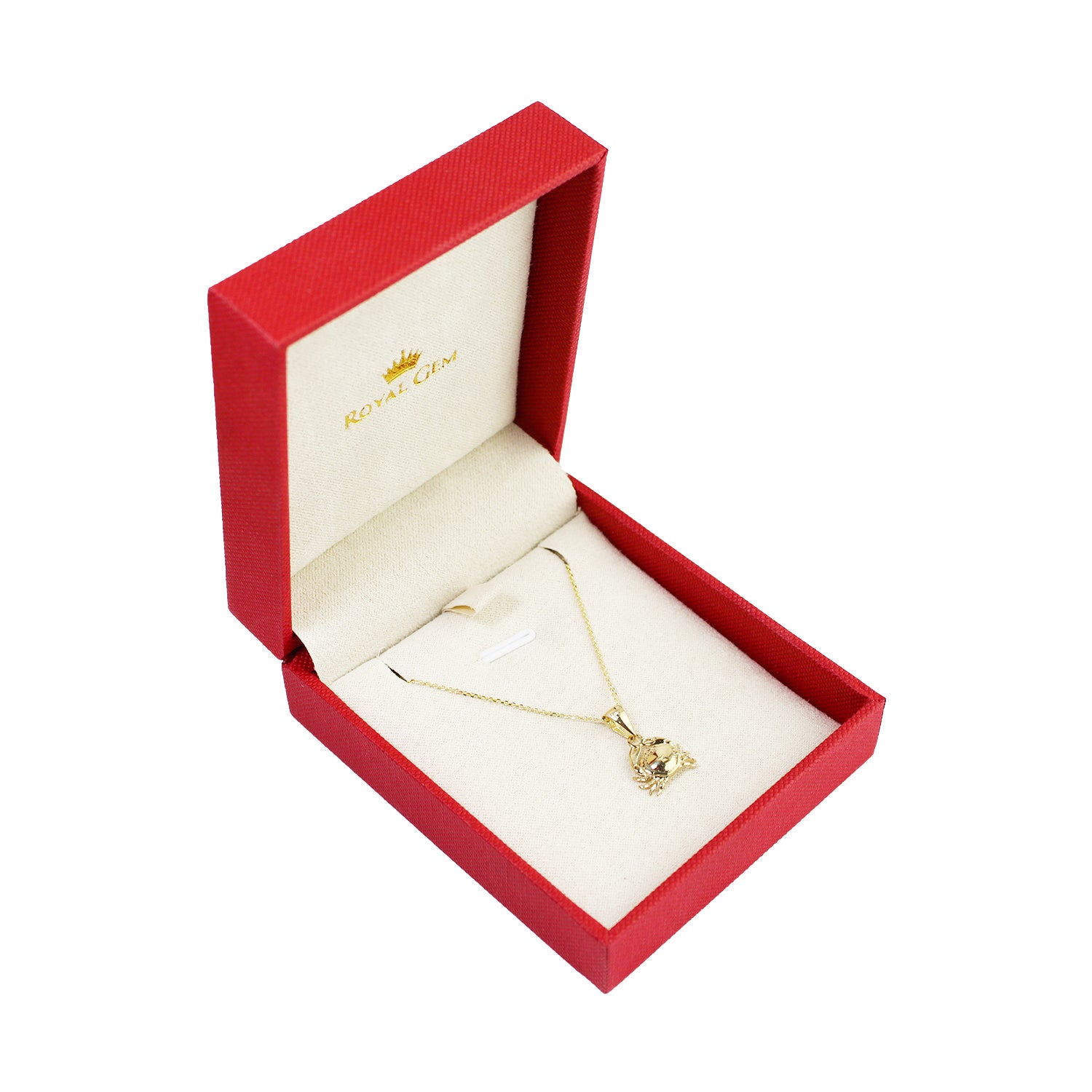 Chasing Sunshine Crab Gold Necklace