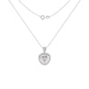 Heart Baguettes Diamond Necklace