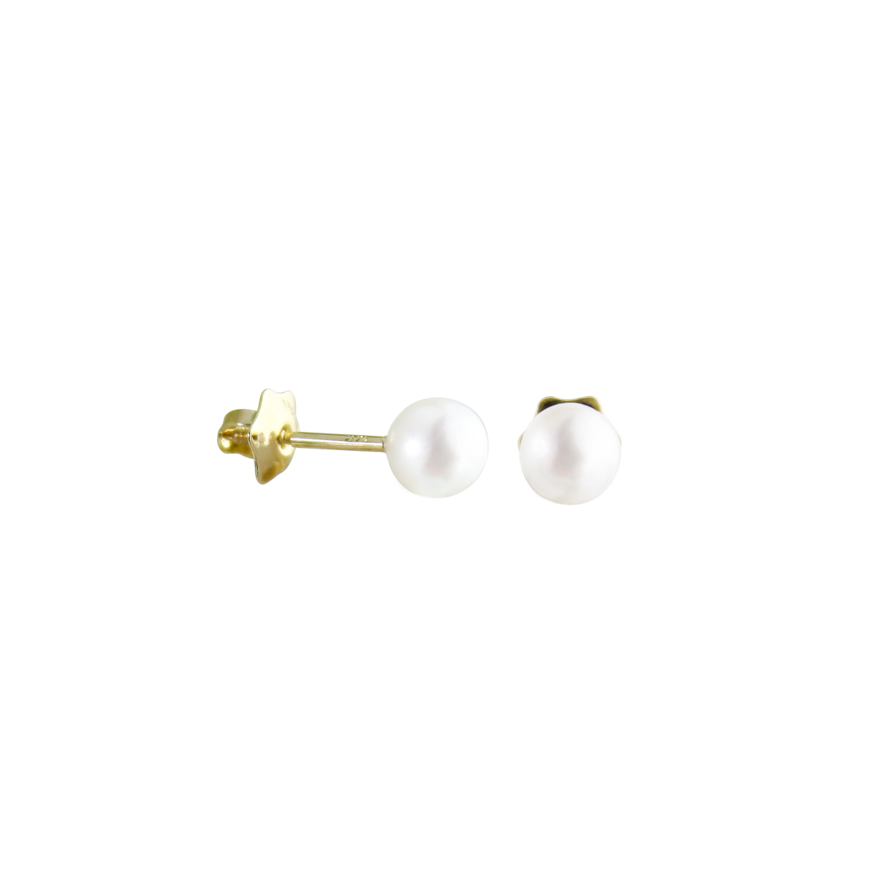 Waves on Repeat Pearl Stud Earrings