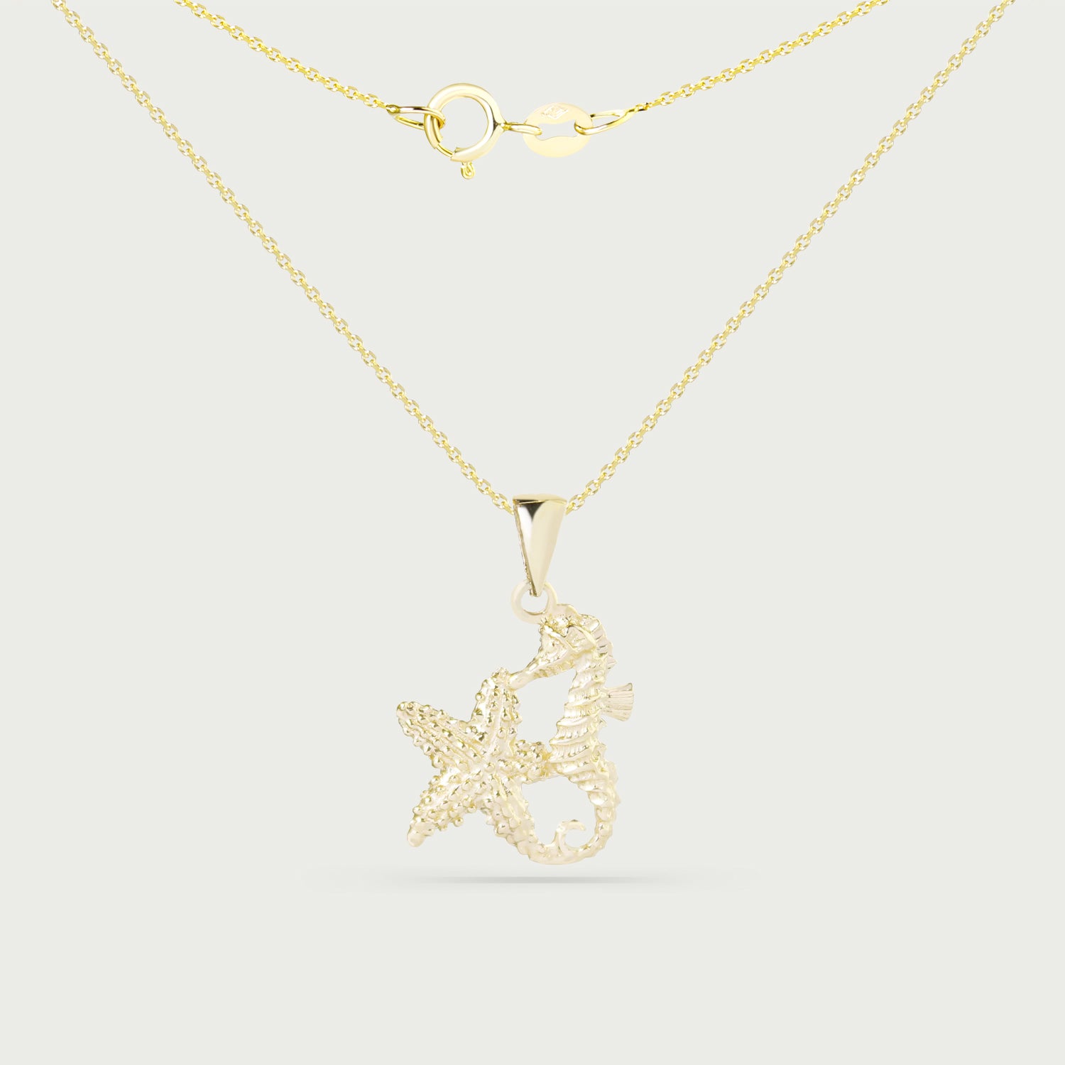 Chasing Sunshine Starfish Gold Necklace