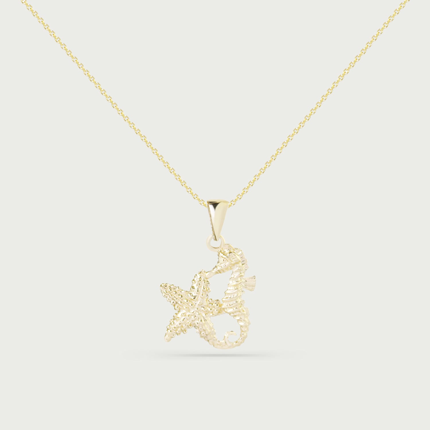 Chasing Sunshine Starfish Gold Necklace