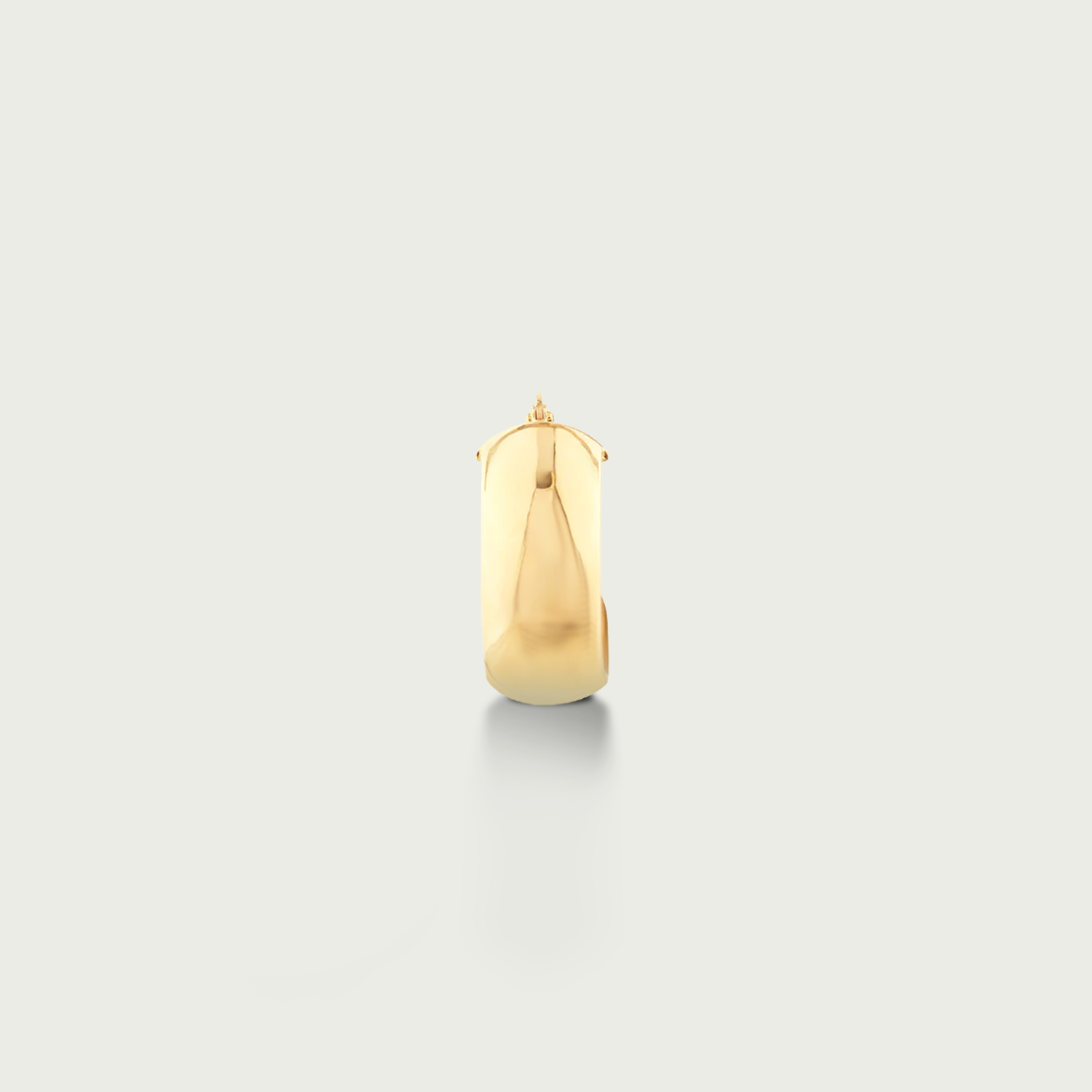 Stage Whisper Gold Hoop Earrings