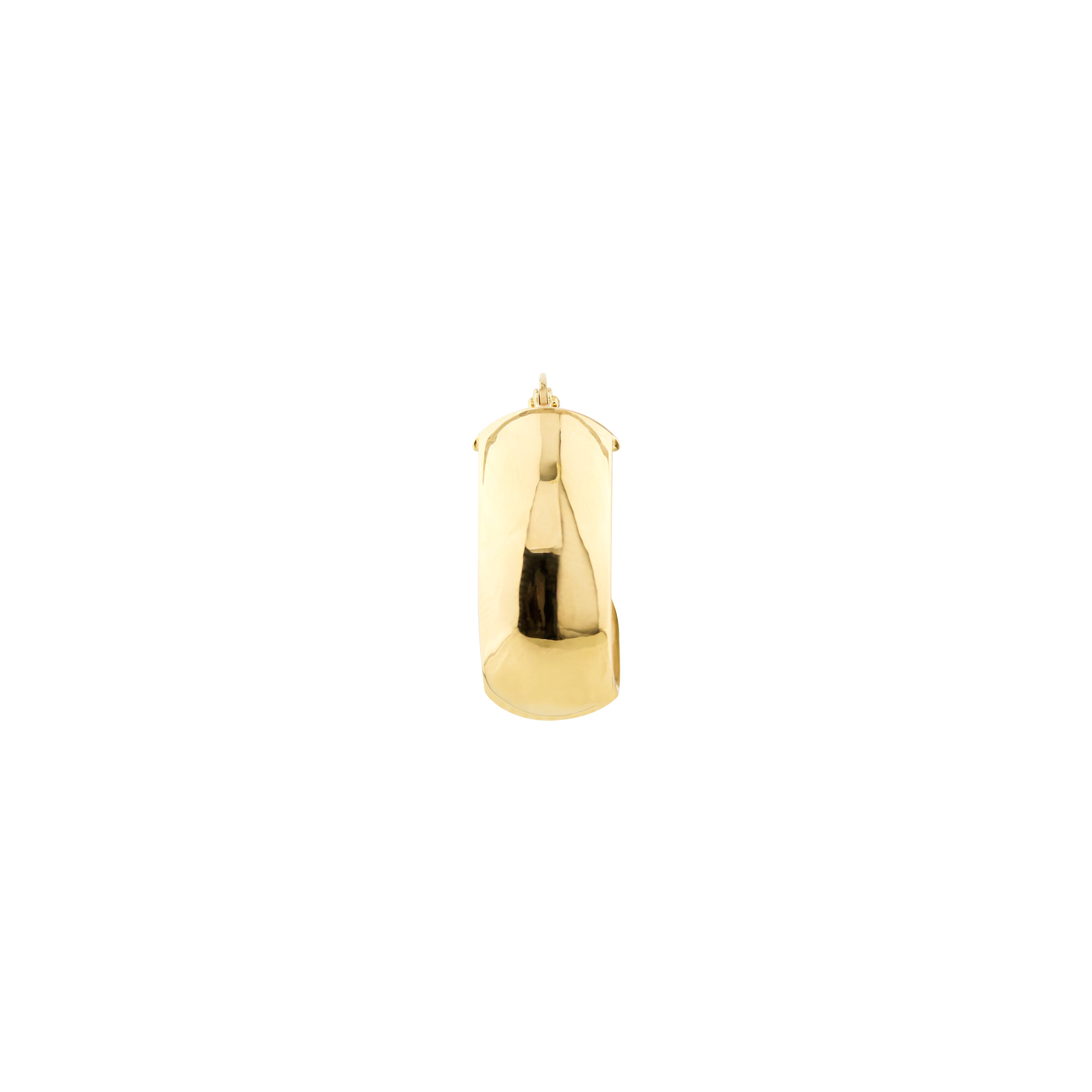Stage Whisper Gold Hoop Earrings