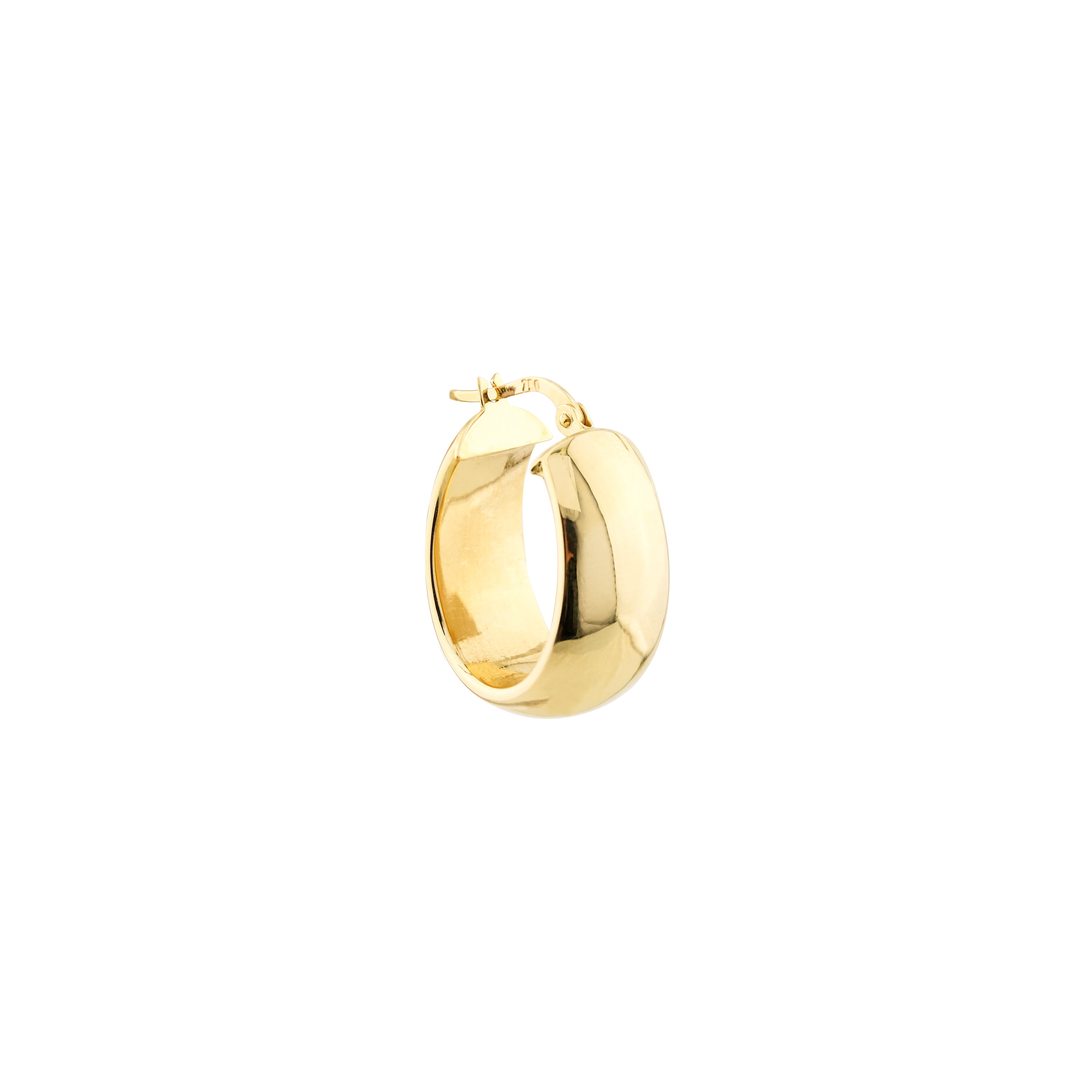 Stage Whisper Gold Hoop Earrings