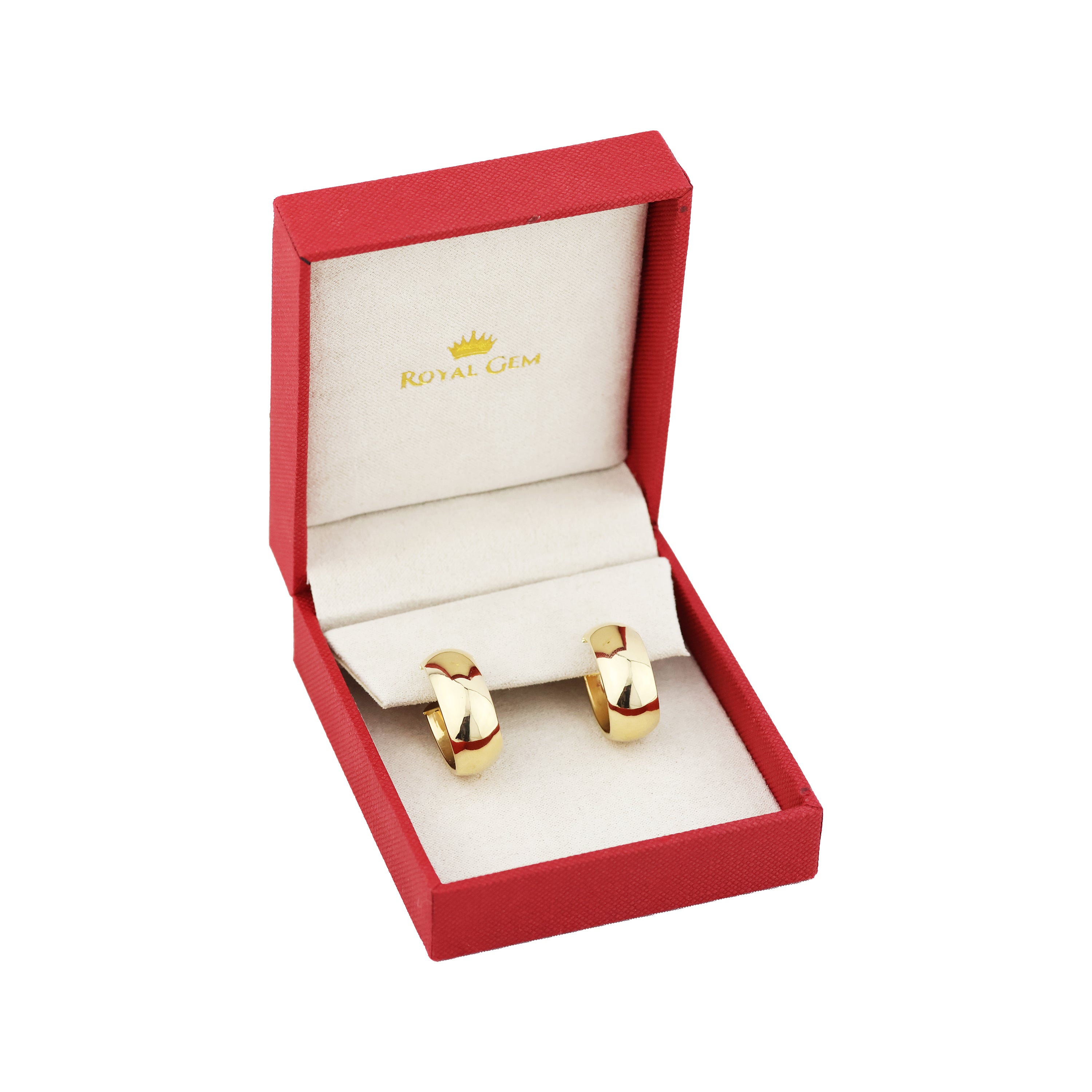 Stage Whisper Gold Hoop Earrings