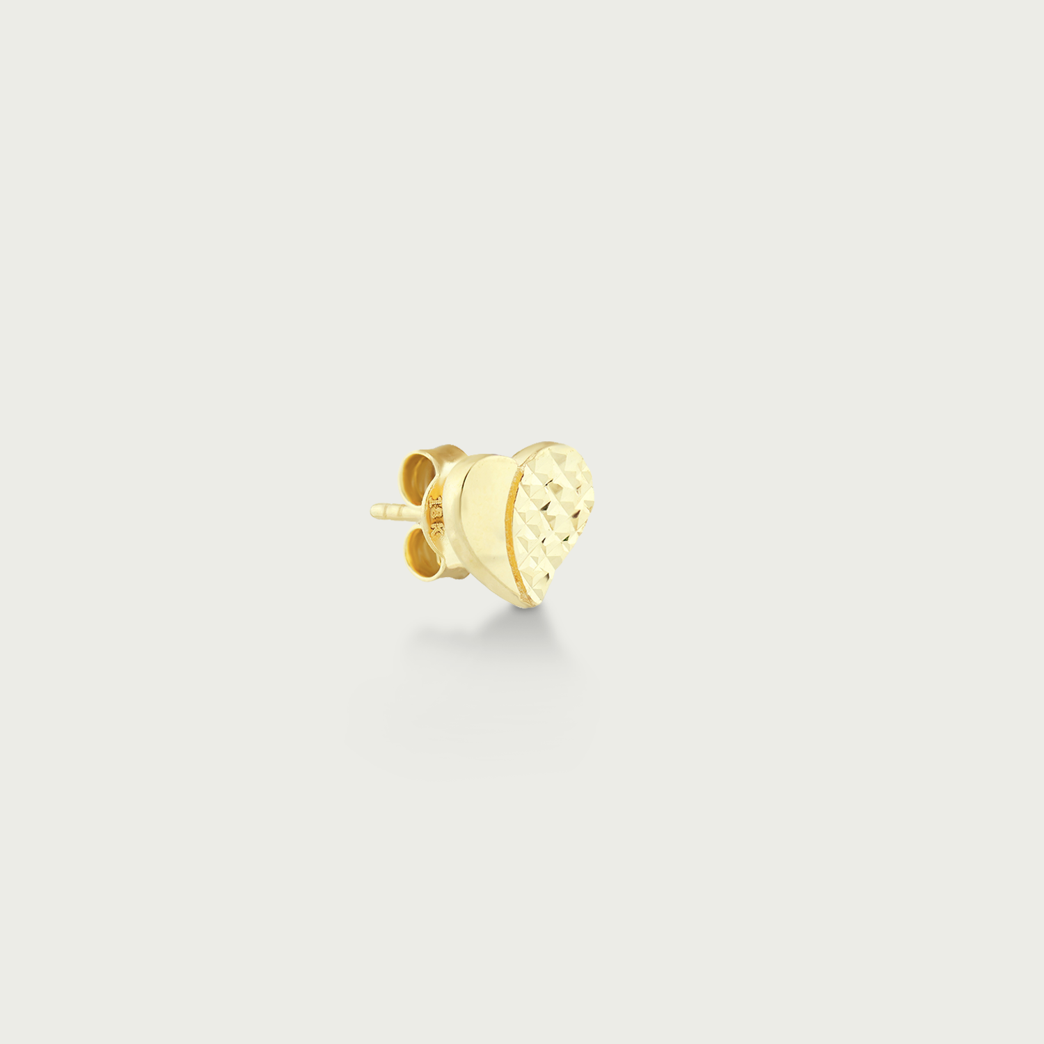 Clock-Out Chic Love Gold Stud Earrings