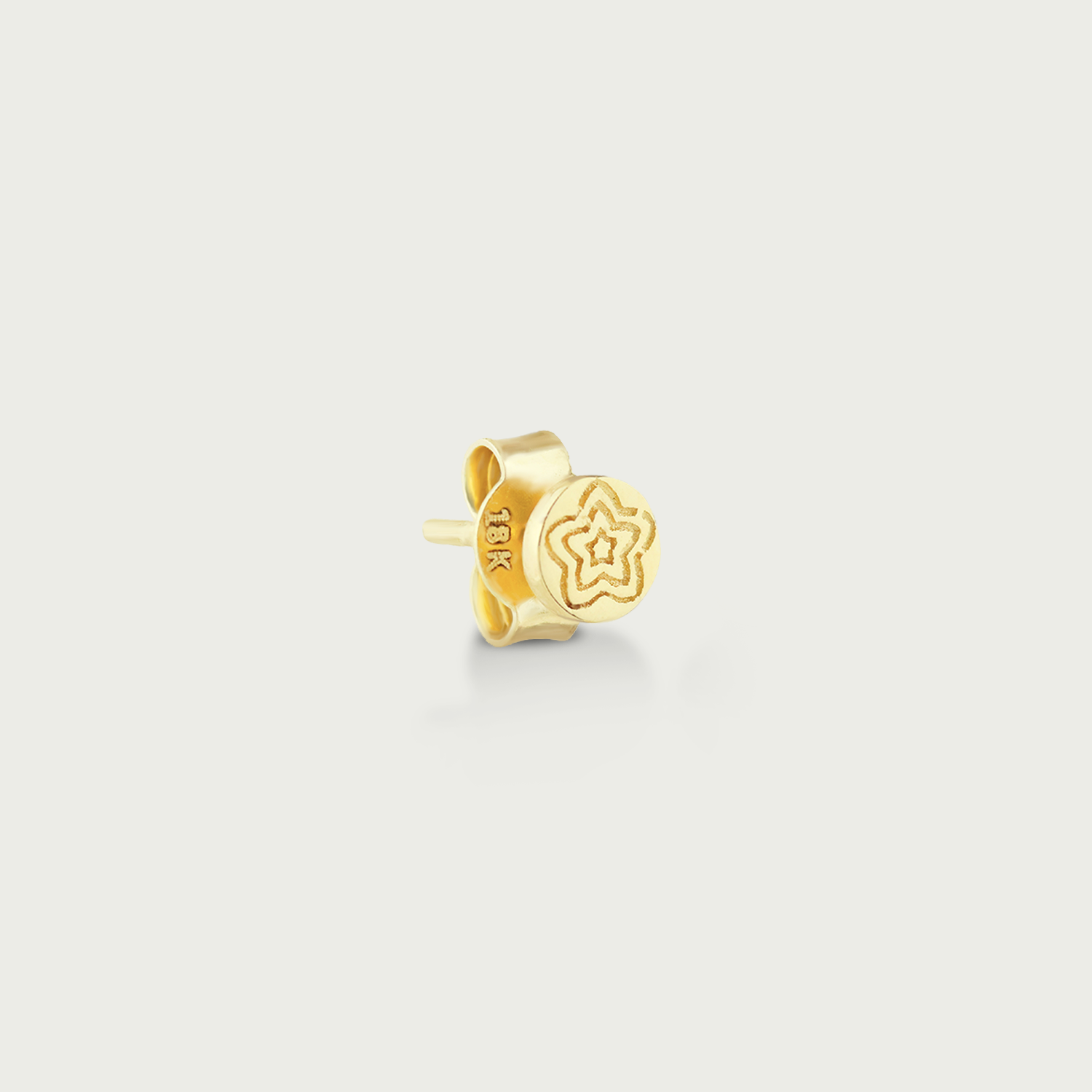 Clock-Out Chic Star Gold Stud Earrings
