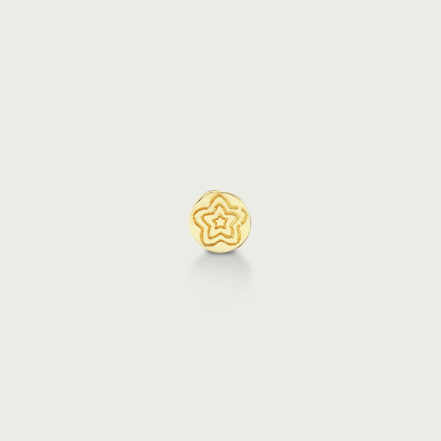 Clock-Out Chic Star Gold Stud Earrings